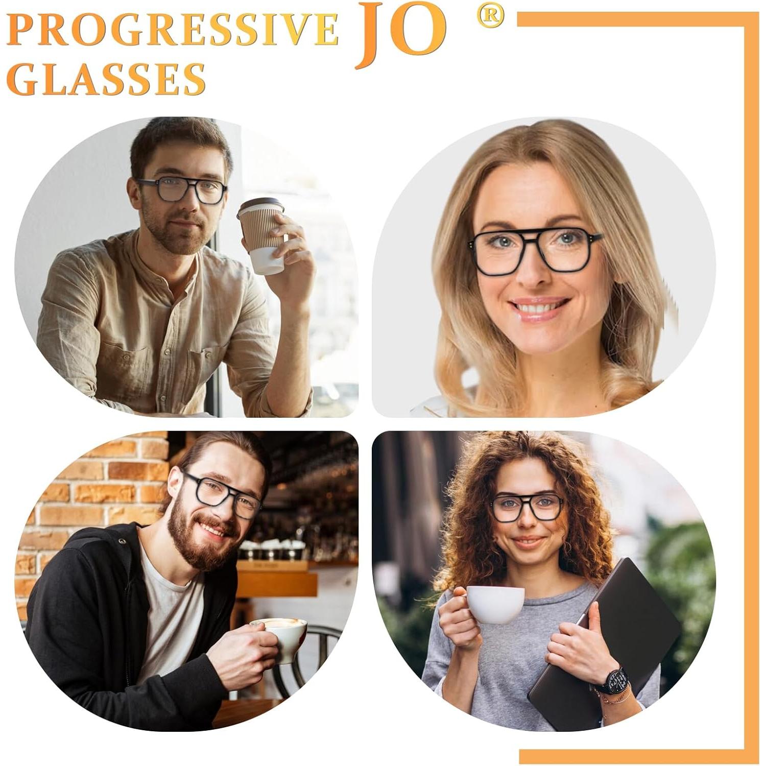 Gafas de lectura progresivas JO XL anti luz azul unisex