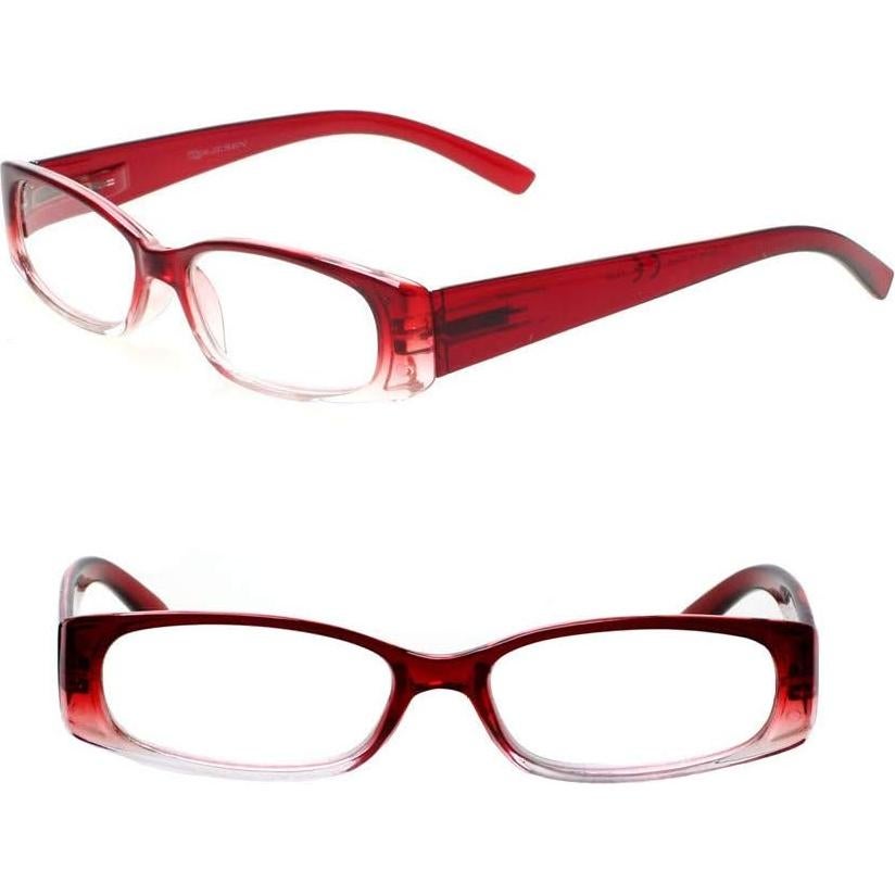5 Gafas de Lectura Rectangulares 1.25x Marca Unisex