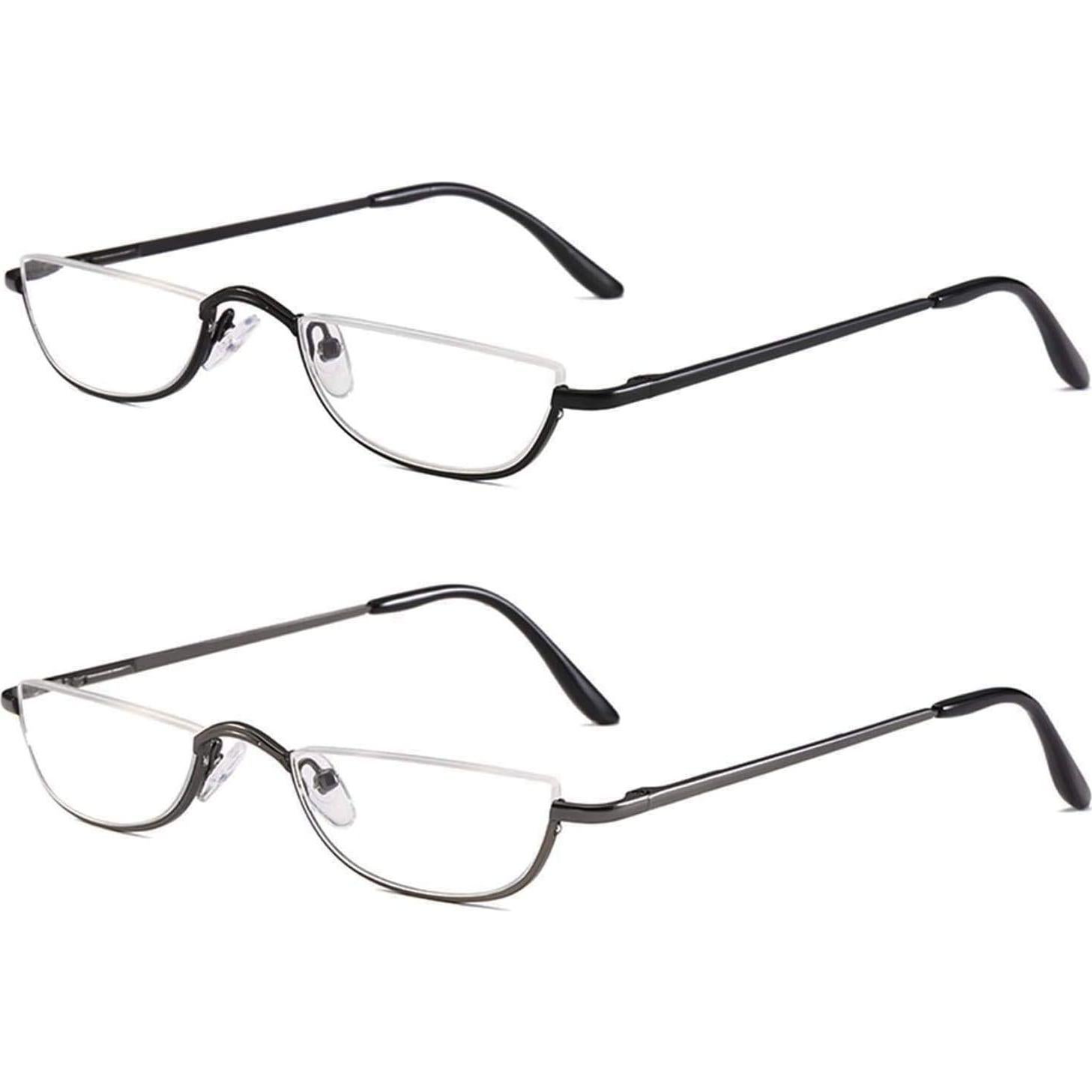 Gafas de Lectura Viseng 2 Pares Media Montura +3.0 Dioptrías