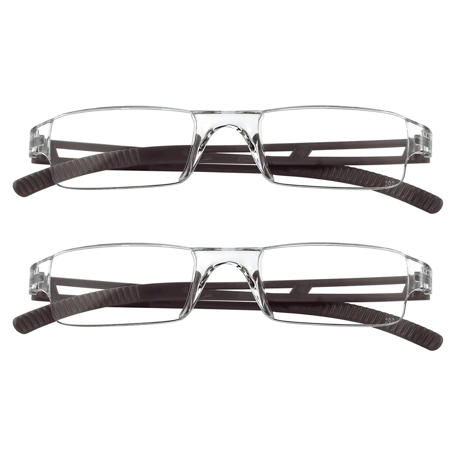 Gafas de Lectura VisionGlobal 2 Pares +3.00 Aumento Luz Azul