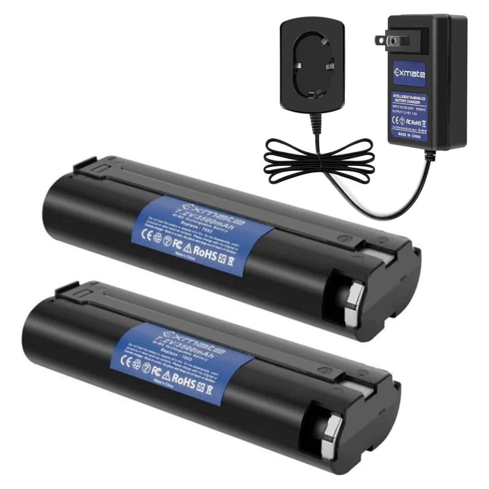 Batería Ni-Mh 7.2V 3500mAh Exmate + Cargador 1.2-18V
