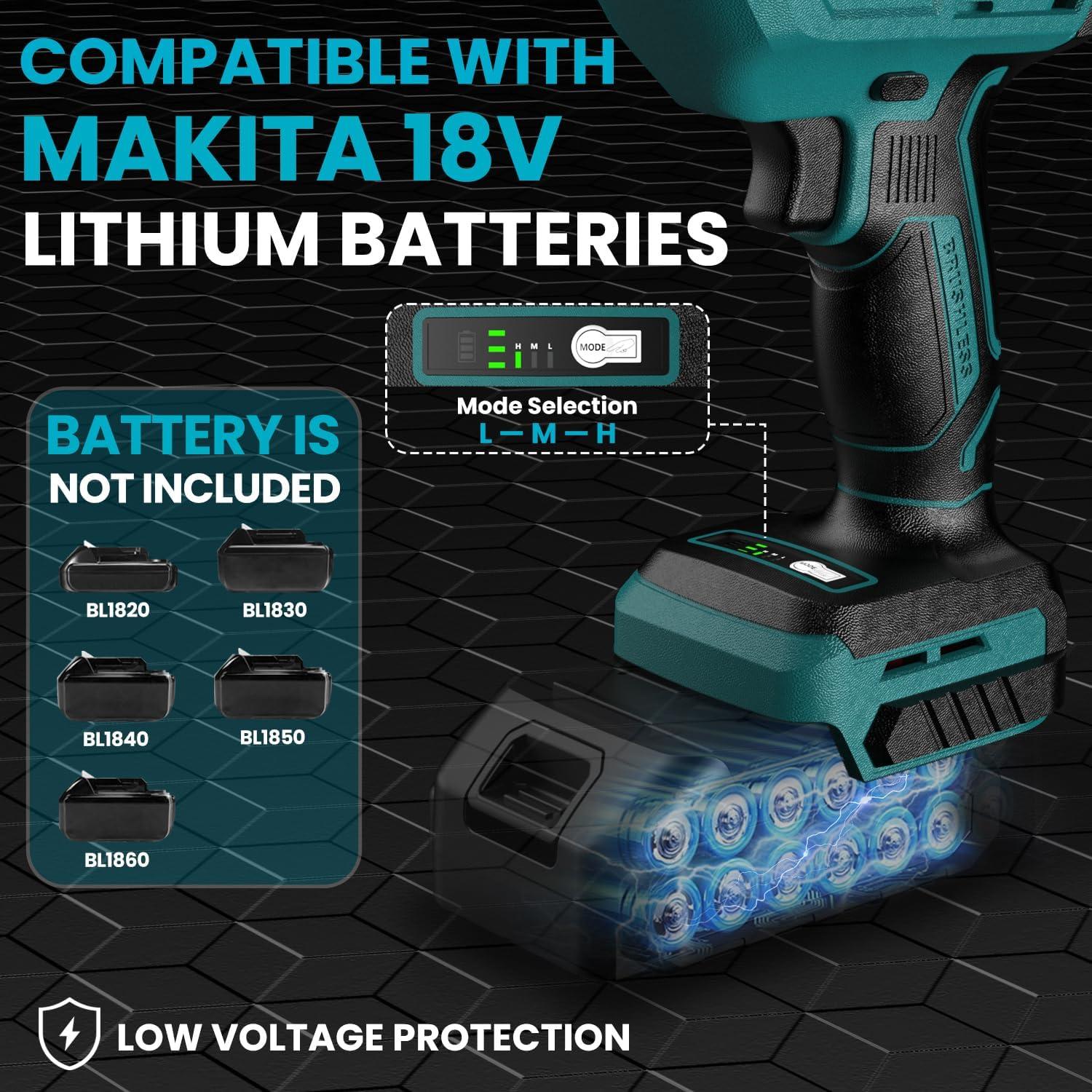 Sierra Recíproca Inalámbrica VAXCANZE 18V Motor Sin Escobillas