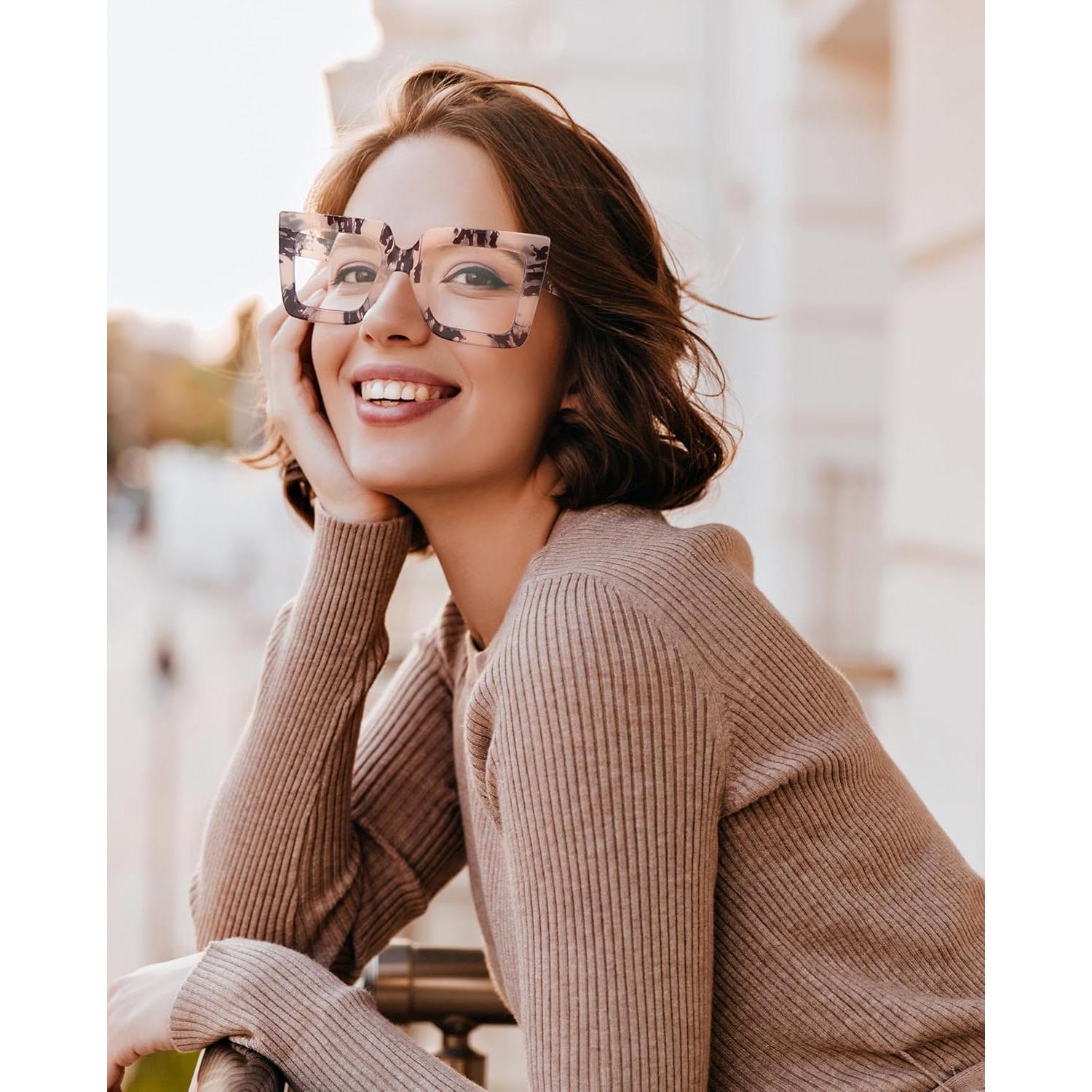 Gafas de Lectura REAVEE 3 Paquete Anti Luz Azul 3.0x