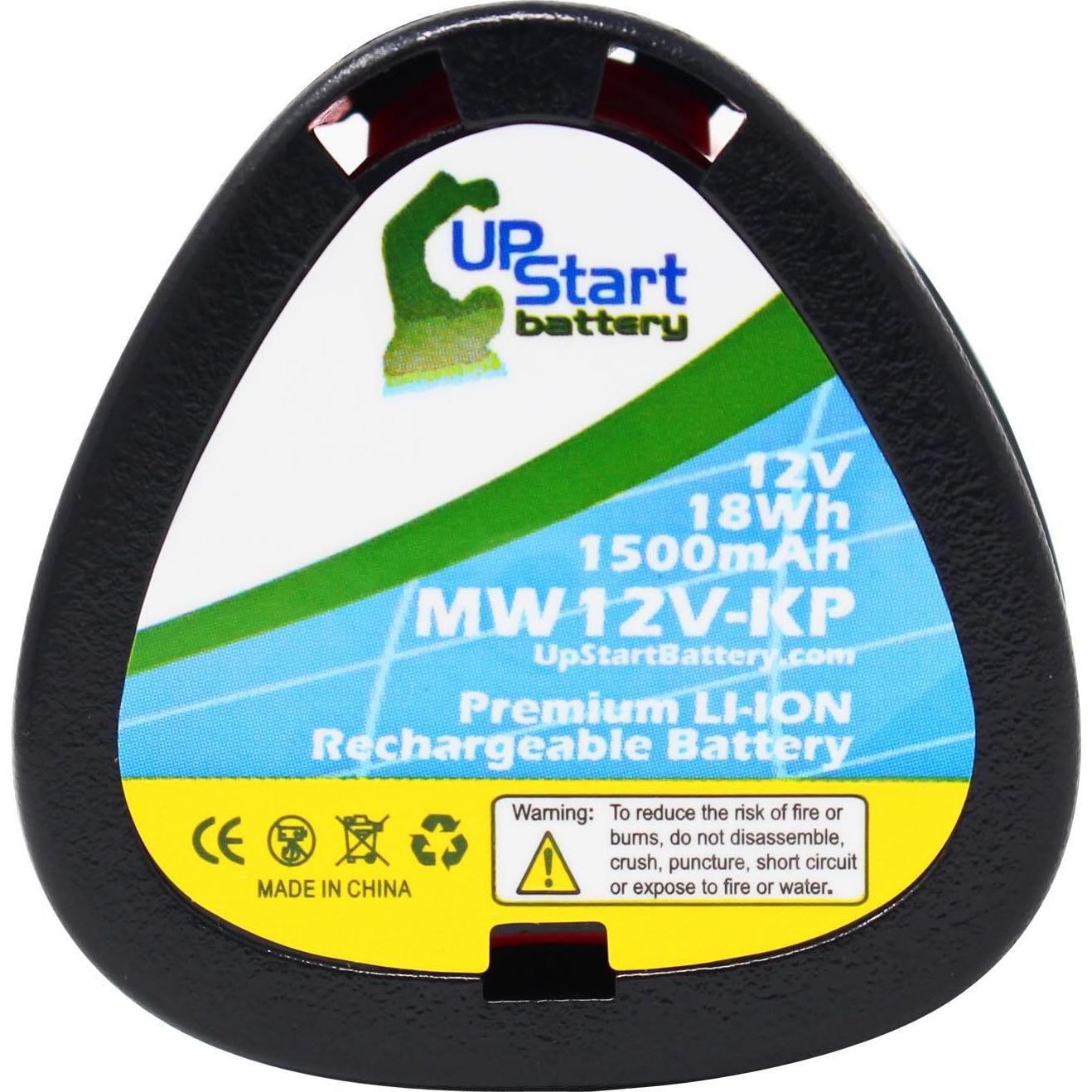 Batería Reemplazo Upstart para Milwaukee M12 12V 1500mAh