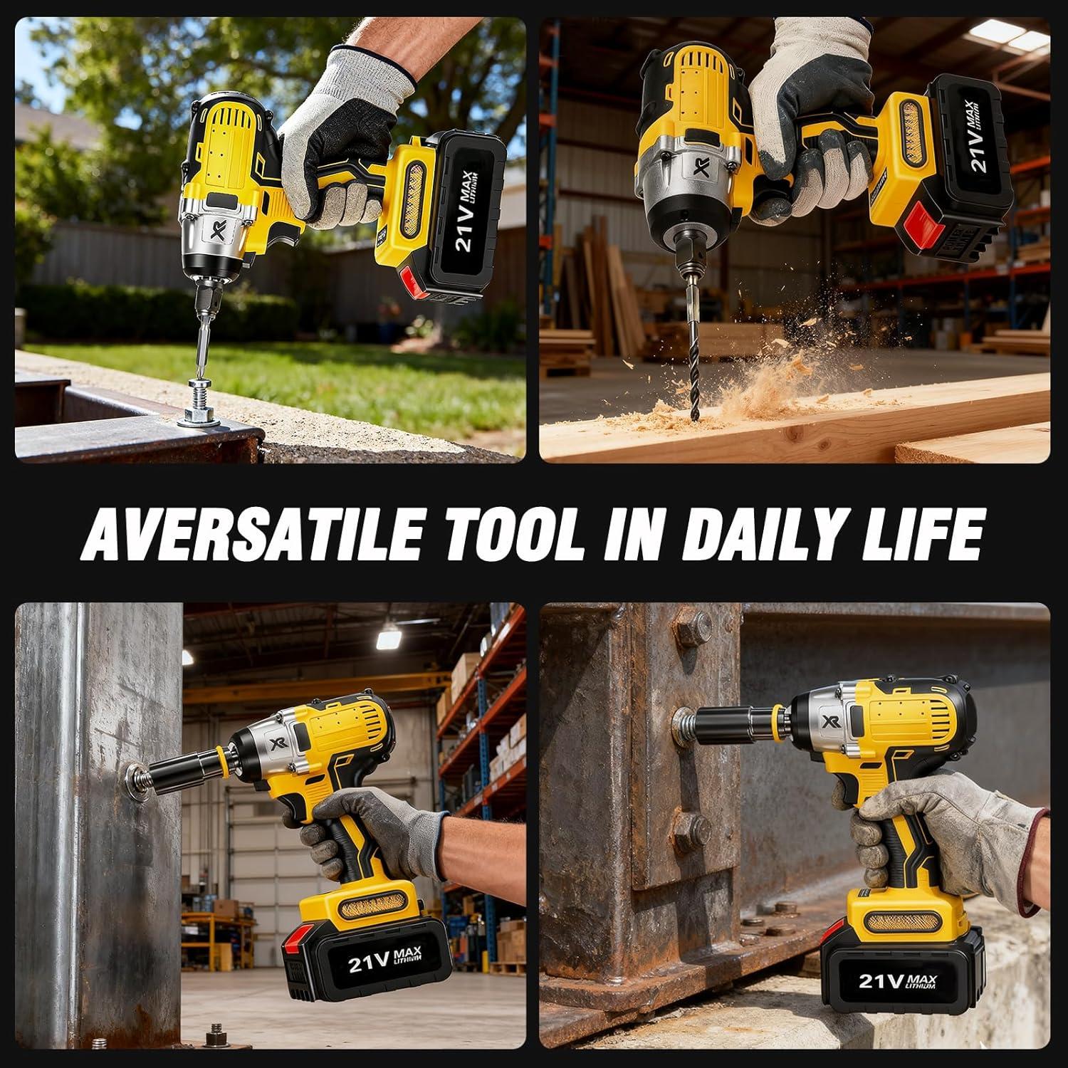 Llave de Impacto Inalámbrica ALSO GO 650Nm 1/2" 3300RPM