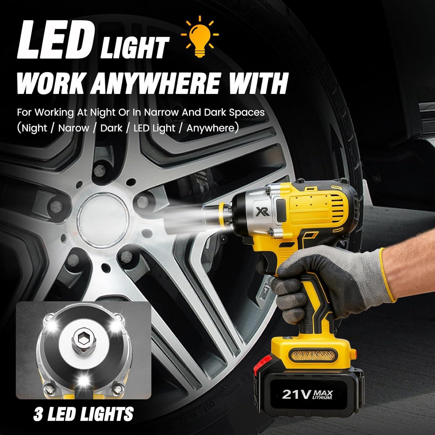 Llave de Impacto Inalámbrica ALSO GO 650Nm 1/2" 3300RPM