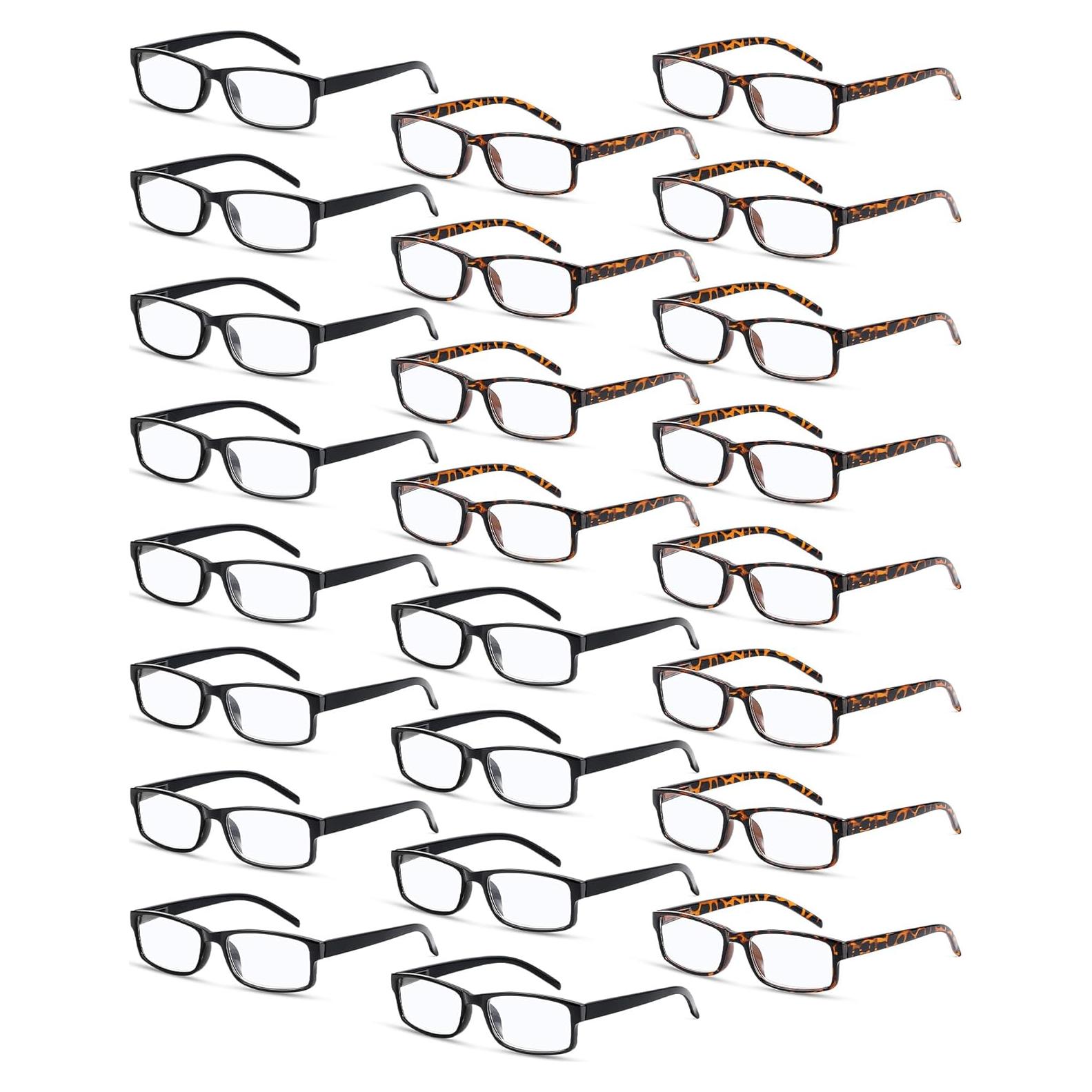 Gafas de Lectura Umigy 24 Paquetes 2.5 Unisex Ajustables