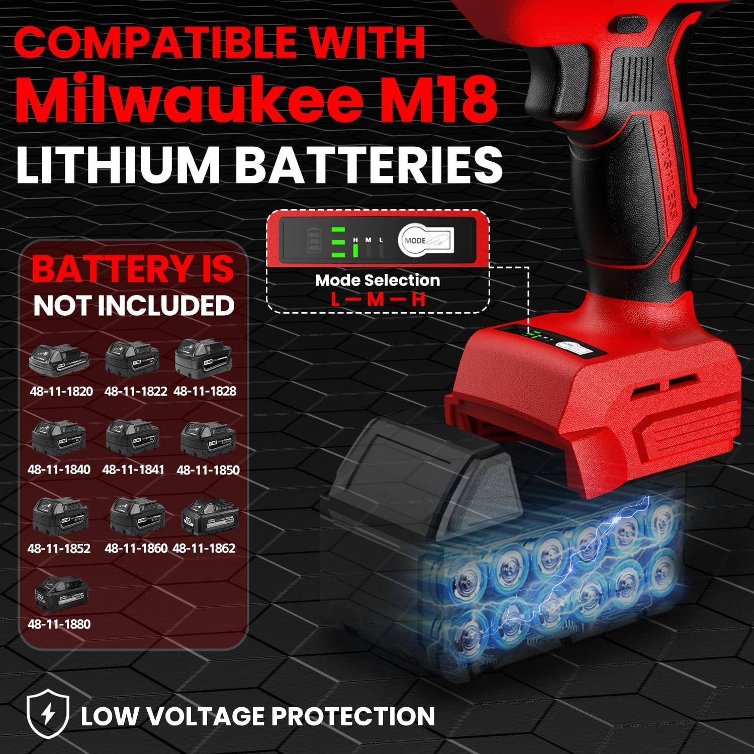 Sierra Recíproca Inalámbrica VAXCANZE 18V Motor Sin Escobillas