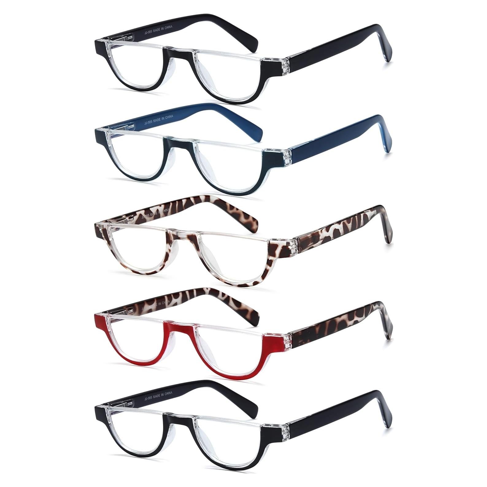 Gafas de Lectura EYEURL Media Montura 5 Paquetes 2.75x