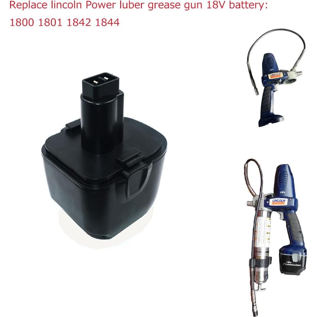 Batería 18V 2Ah NiMH Reemplazo para Engrasadora Lincoln
