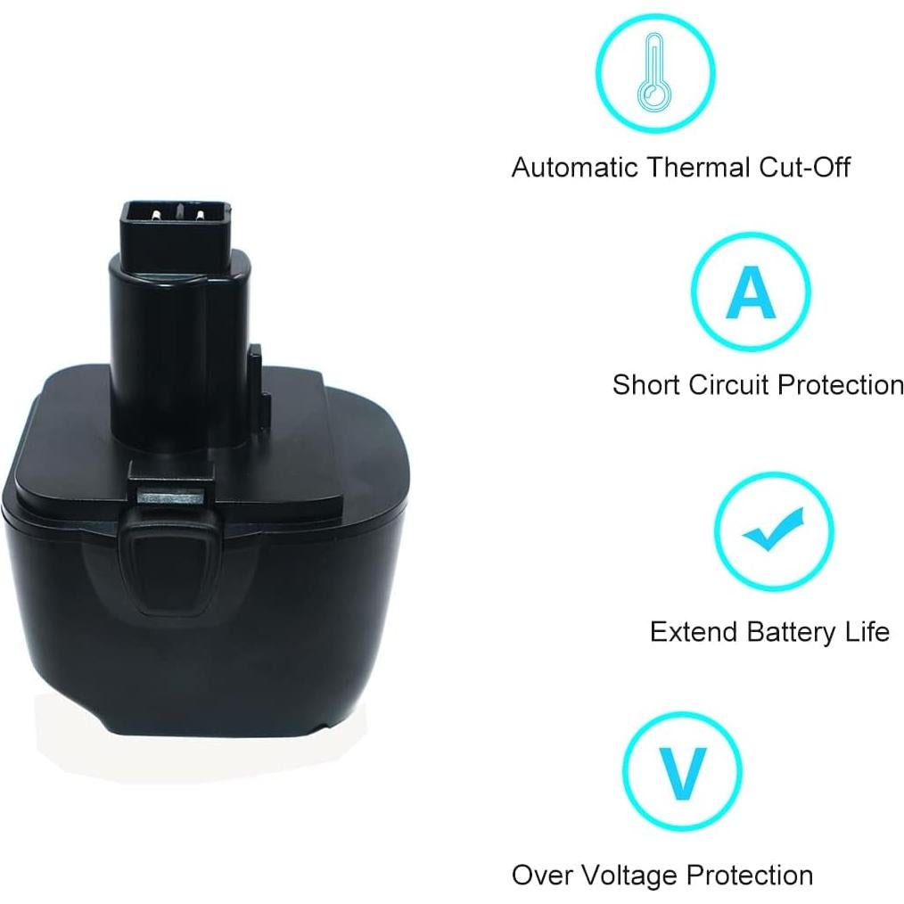 Batería 18V 2Ah NiMH Reemplazo para Engrasadora Lincoln