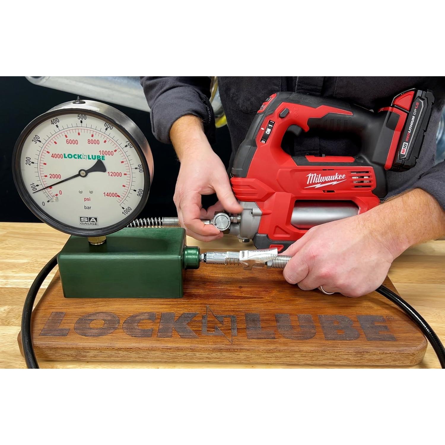 Válvula de Retorno de Presión LockNLube LNL83100-M para Pistolas de Engrase