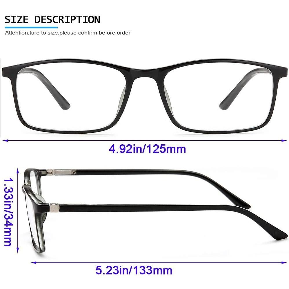 Gafas de lectura YTDBNS con bloqueo de luz azul 3.0