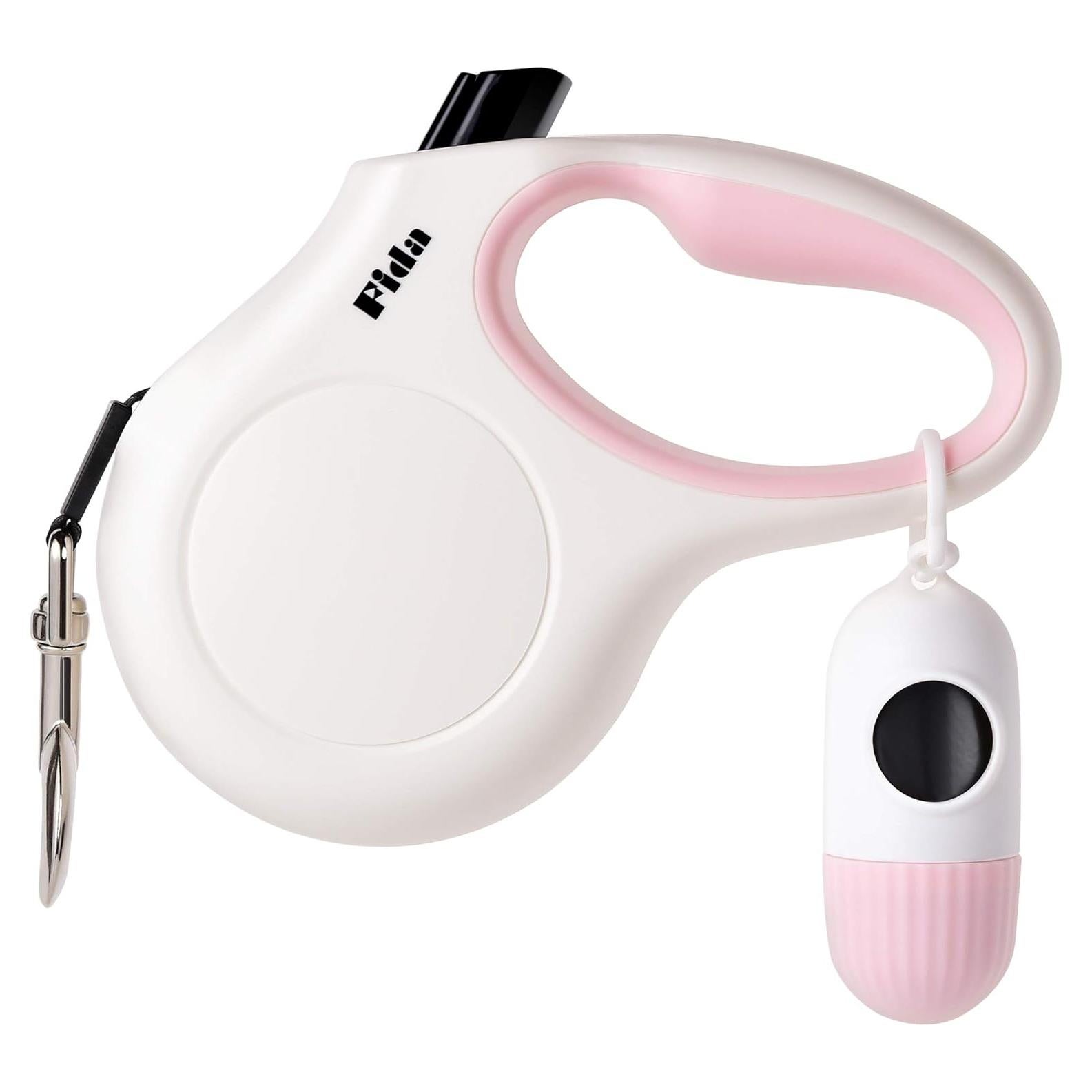 Correa Retráctil para Perros Fida 4,88 m con Dispensador