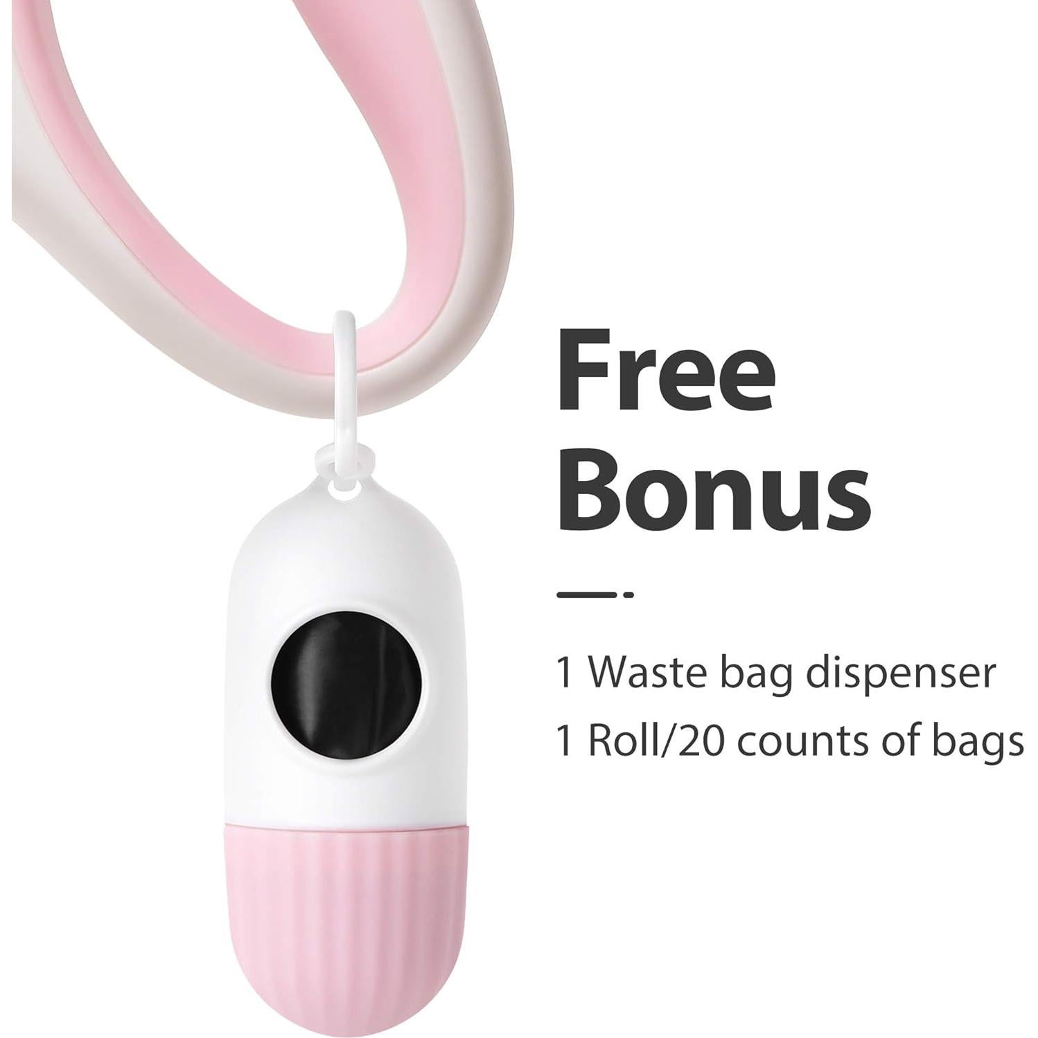 Correa Retráctil para Perros Fida 4,88 m con Dispensador