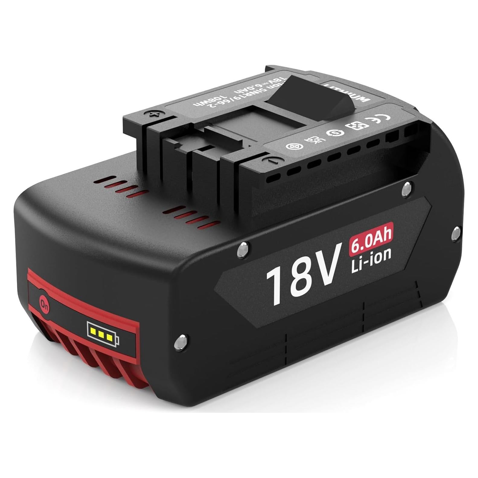 Batería de 18V 6.0Ah Bosch - Reemplazo para BAT609 y más