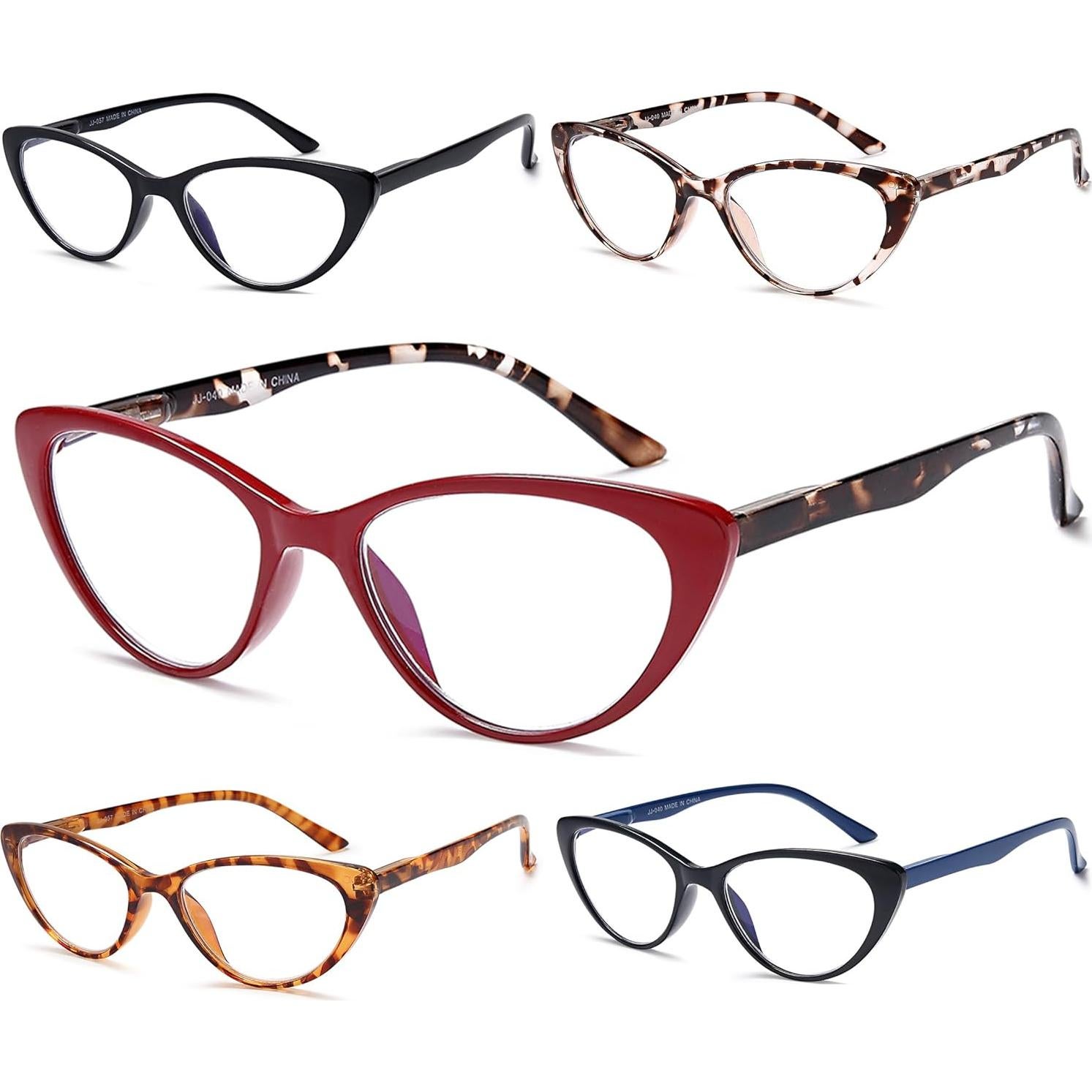 Gafas de Lectura EYEURL Estilo Gato 5 Paquetes 3.0