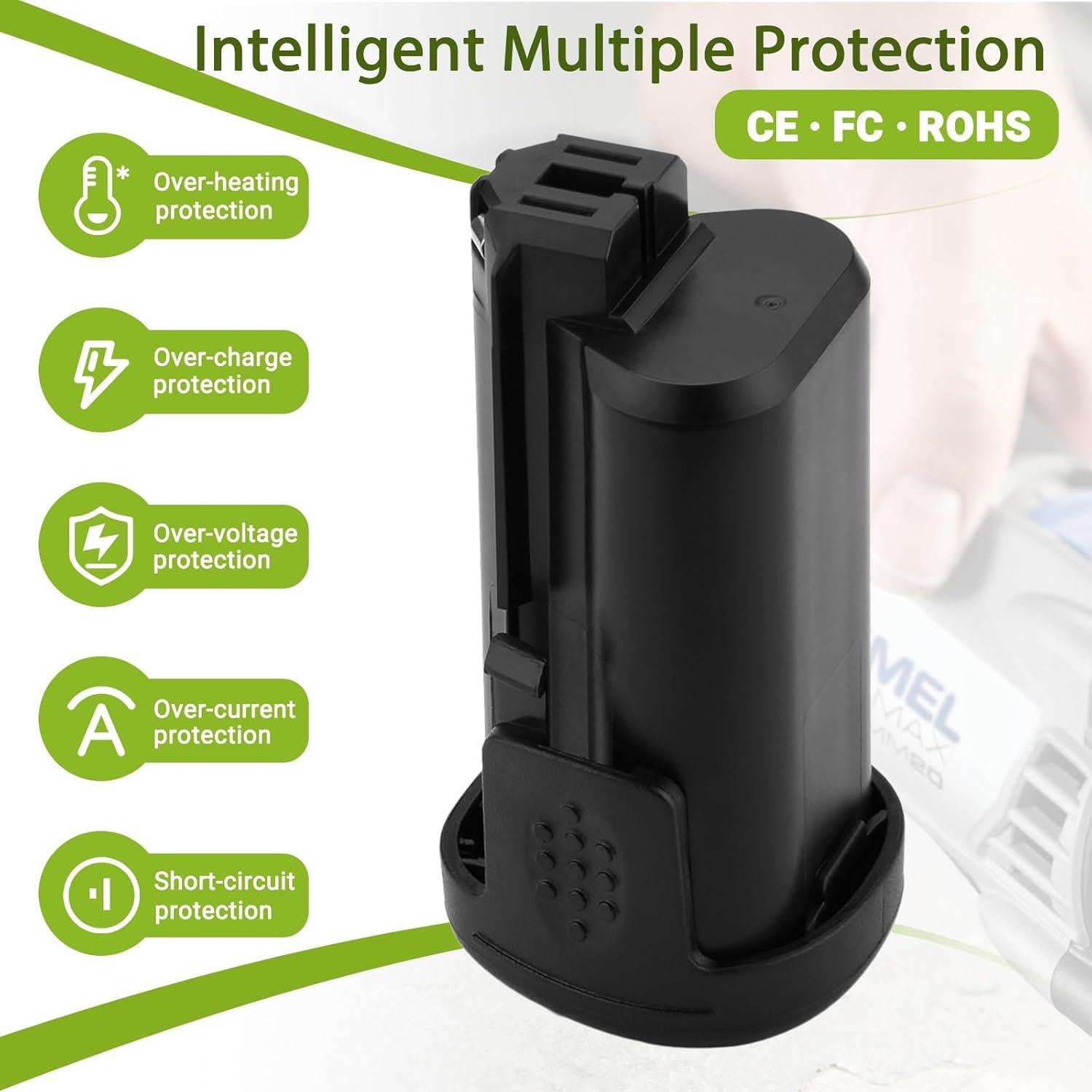 2 Baterías de 12V 3.0Ah para Dremel B812-01 B812-02 B812-03