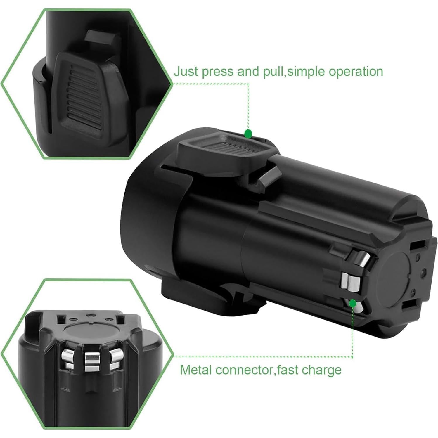 Batería de Litio 3500mAh 12V Black & Decker LBXR12 LBX12