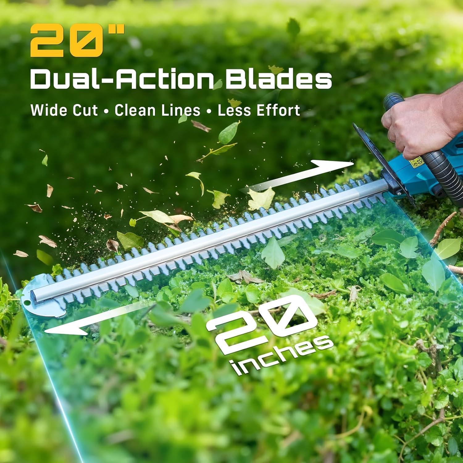 Cortadora de Setos Inalámbrica SEESII 20" (50.8 cm) 4000mAh