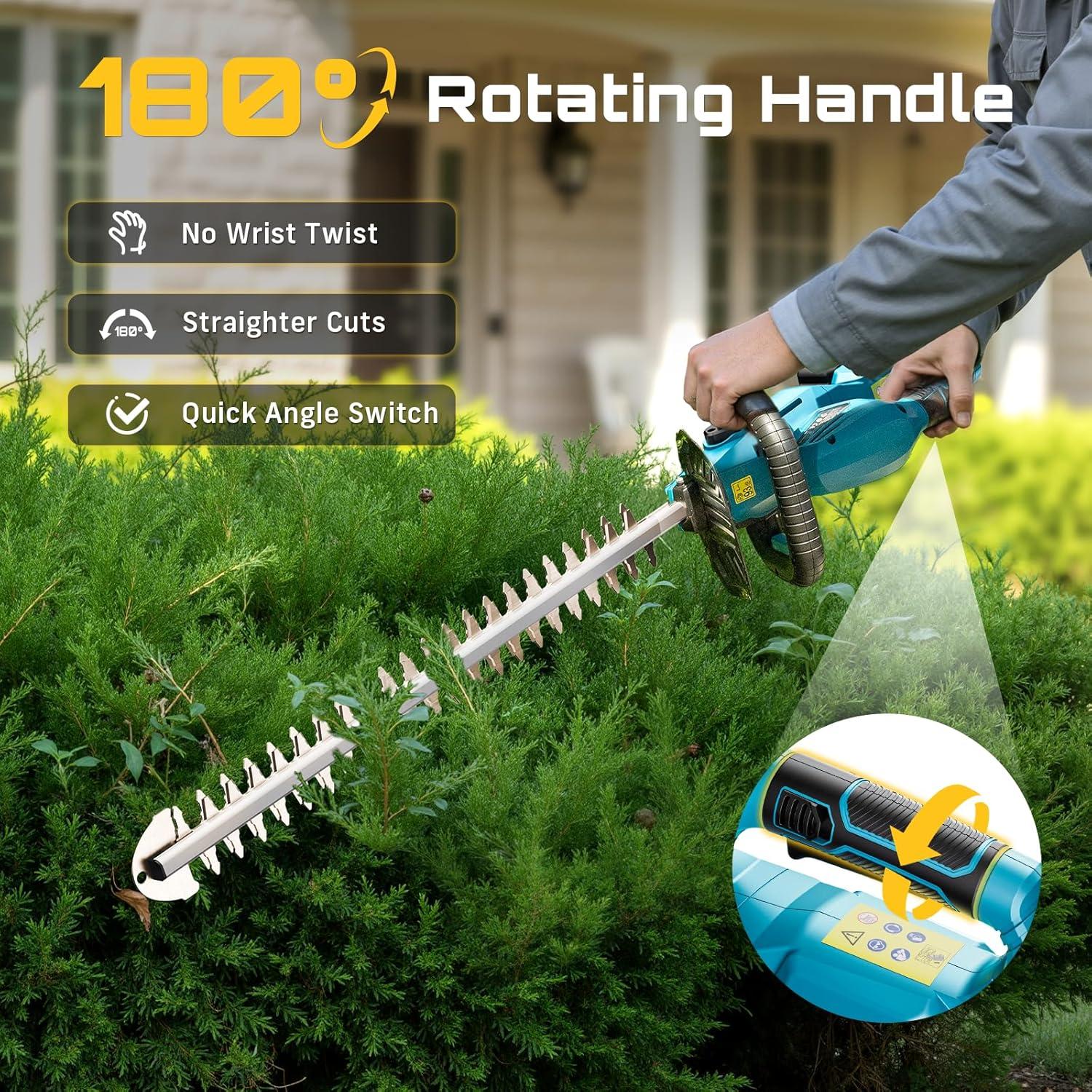 Cortadora de Setos Inalámbrica SEESII 20" (50.8 cm) 4000mAh