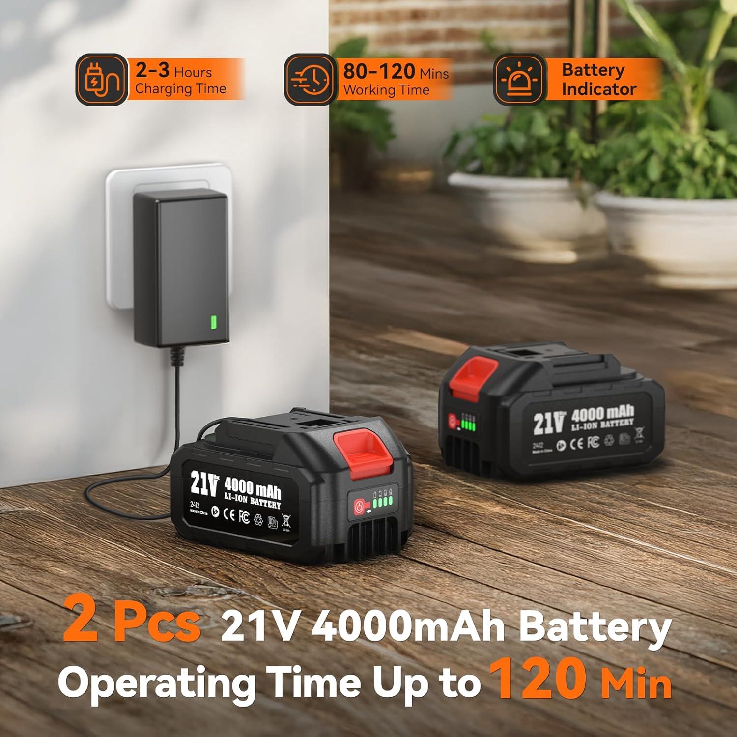 Sierra de Poste 2-en-1 TaskStar 8" Inalámbrica con Baterías