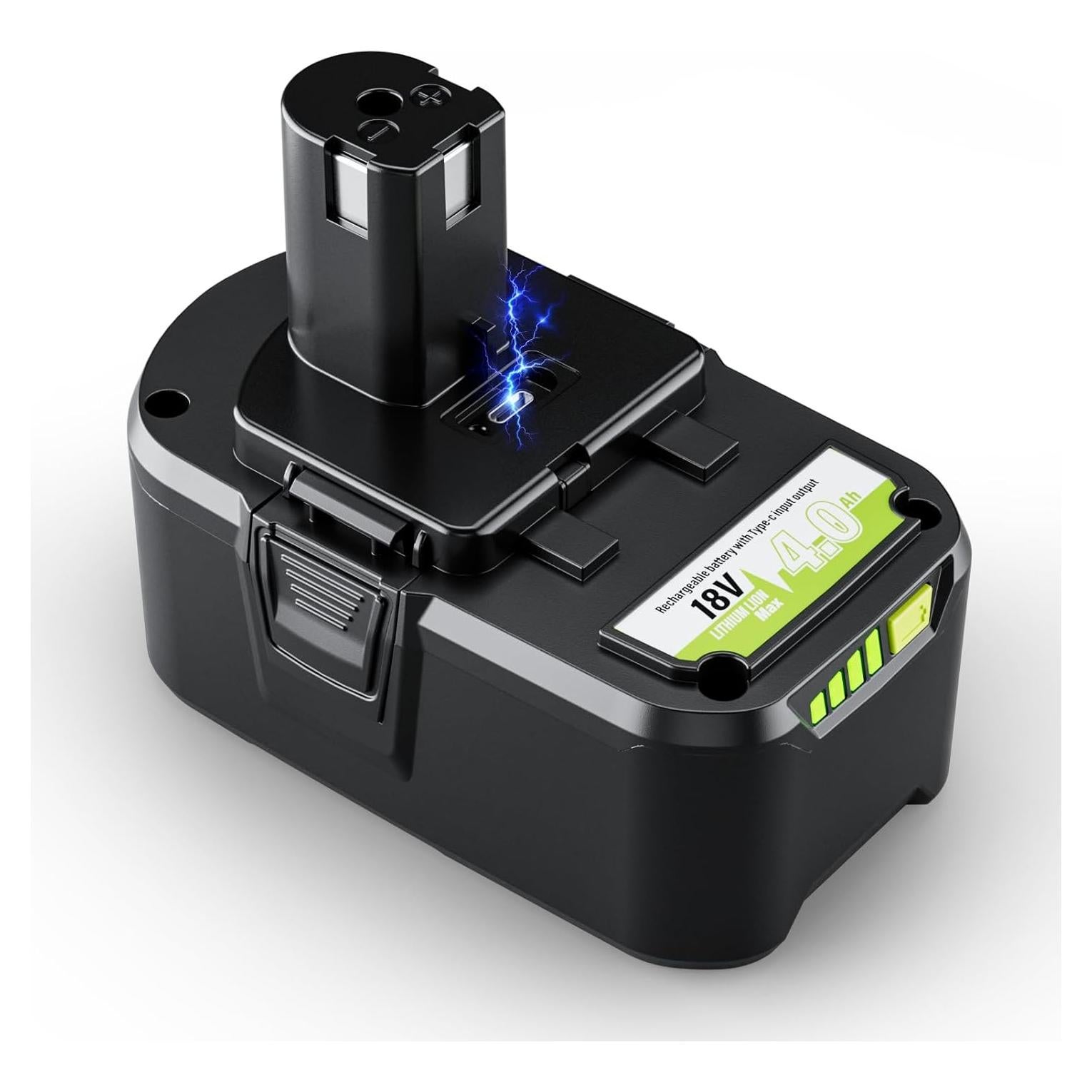 Batería de Litio 18V 4Ah PUJIAMX para Herramientas Ryobi