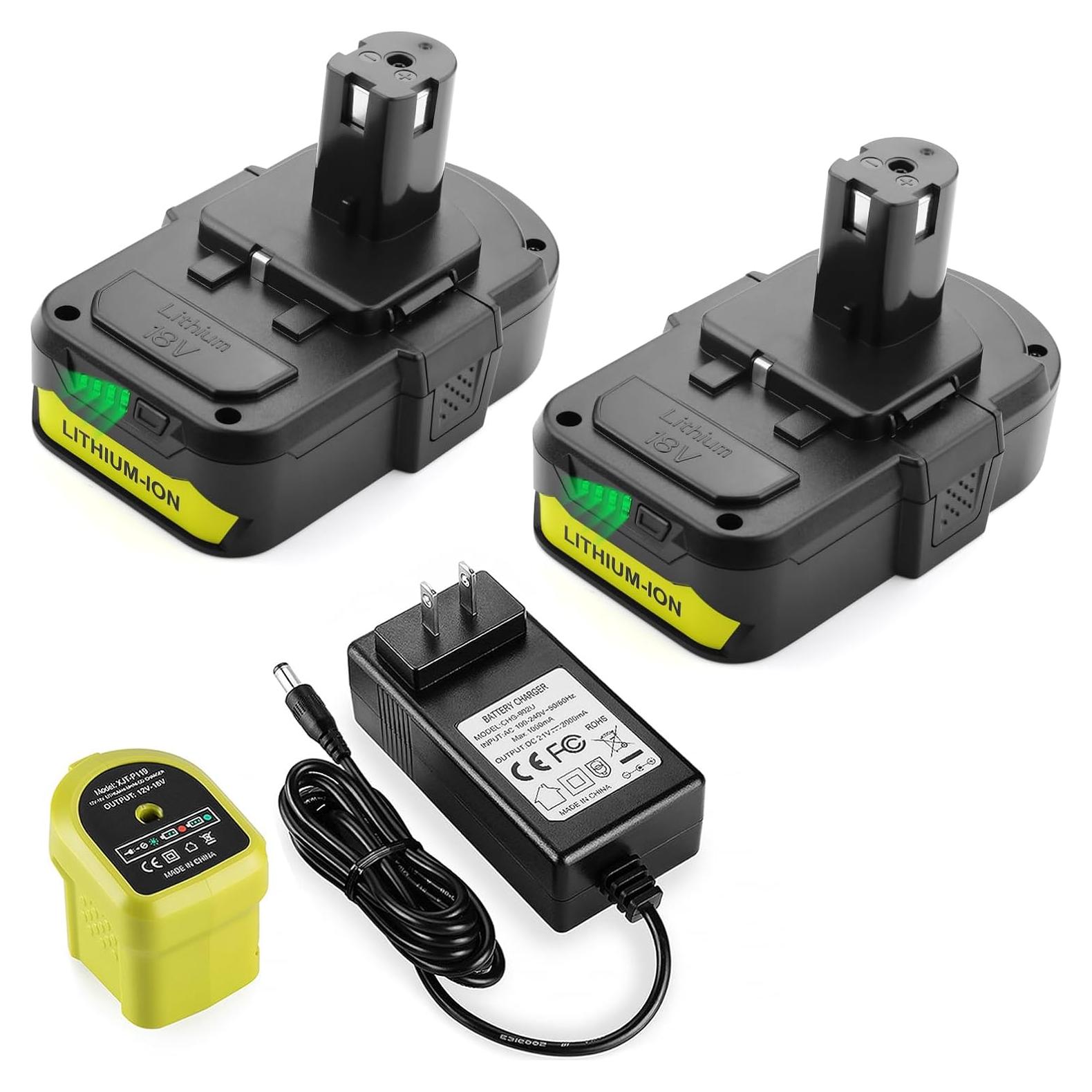 Baterías de Reemplazo Powilling 18V 3.5Ah + Cargador P119