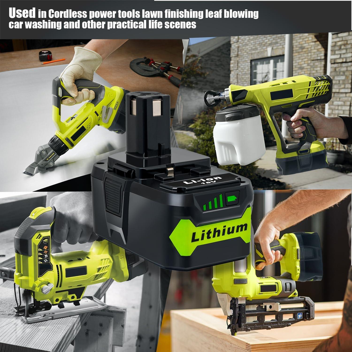 Batería de Litio 18V 8000mAh LUMMINA para Herramientas Ryobi