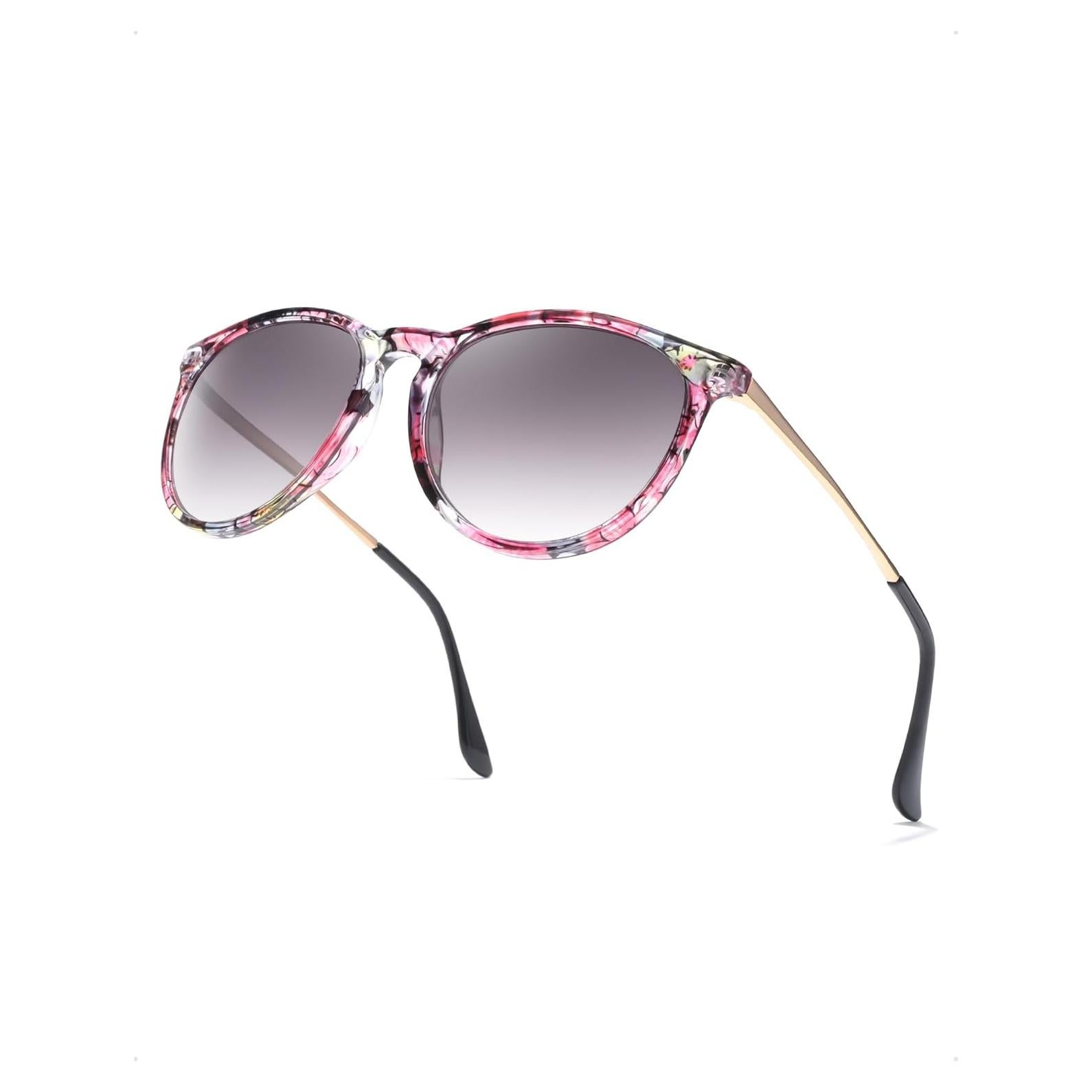 Gafas de sol de lectura para mujeres IF8859 UV400 Floral +2.00