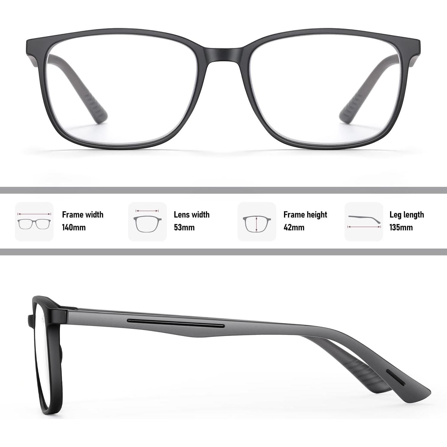 Gafas de lectura SOCTICK paquete de 3 con bloqueo luz azul