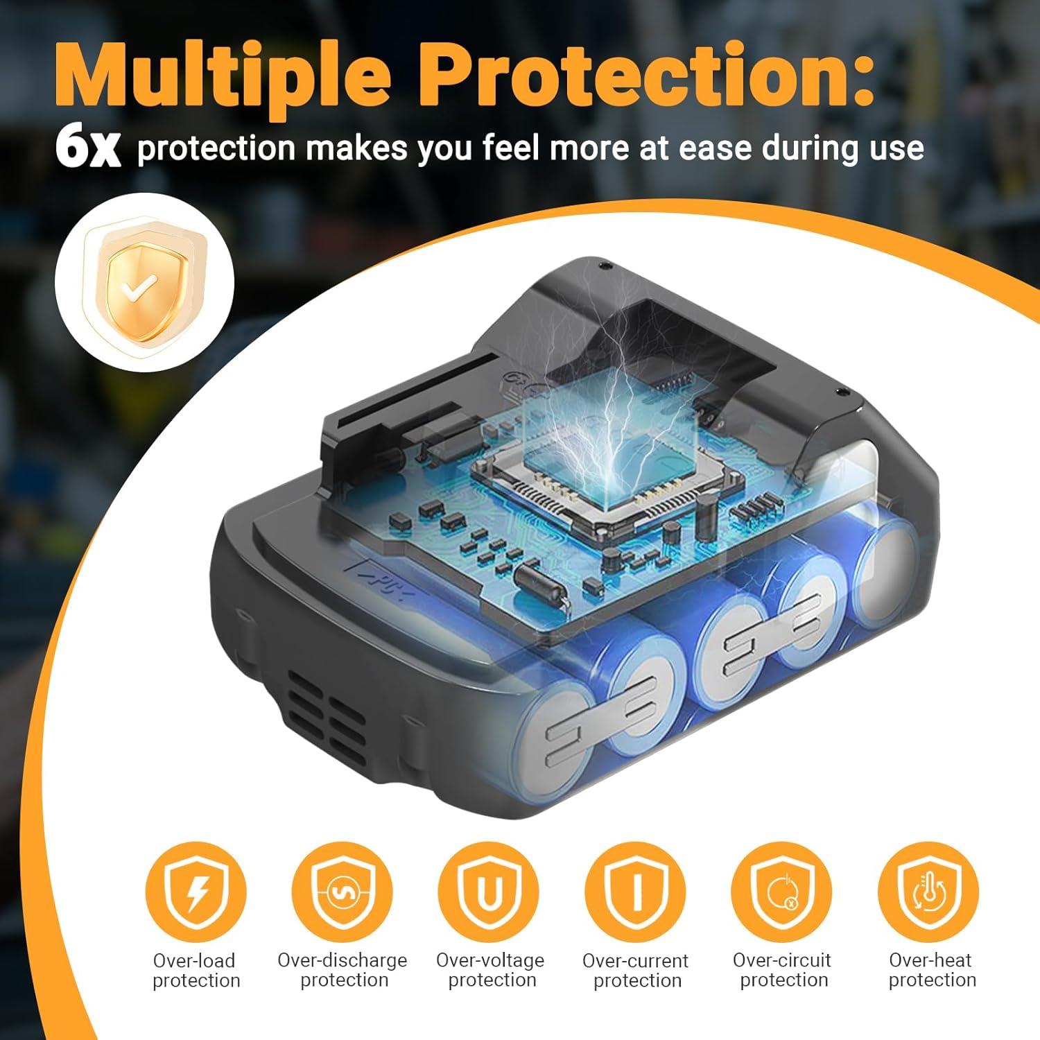 Batería de Reemplazo Shentec 3.0Ah 18V Li-ion Compatible Hitachi