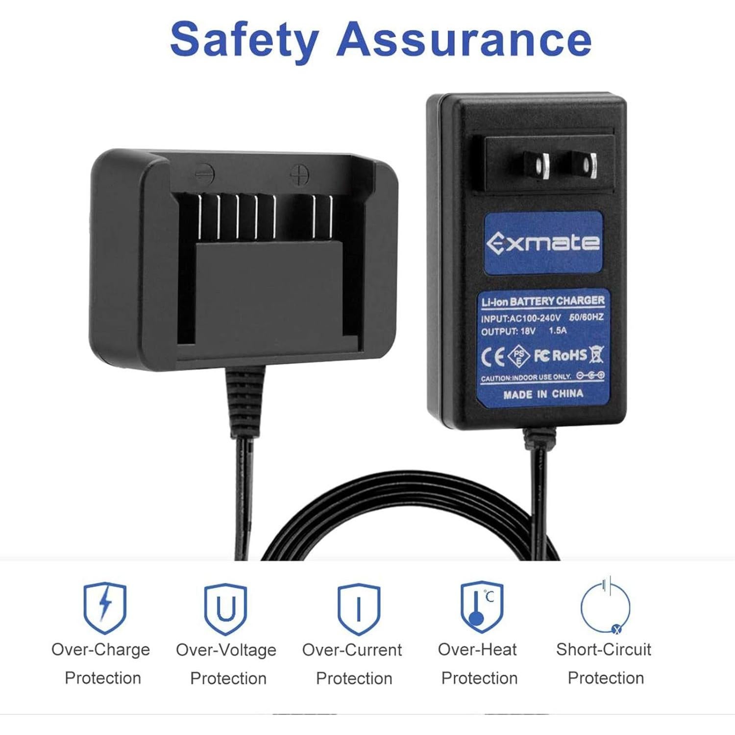 Batería Li-ion 18V 2.5Ah Exmate para Hitachi BSL1830C