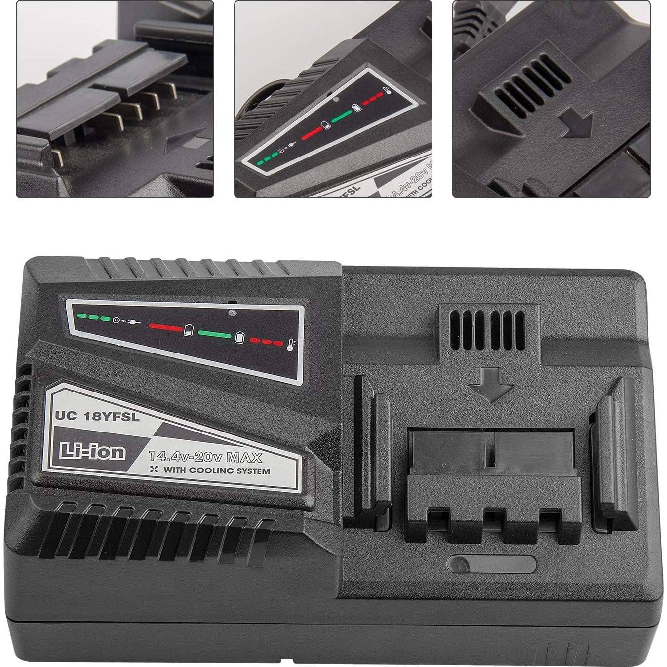 Cargador de Batería Li-ion Hitachi UC18YSFL 14.4V-18V