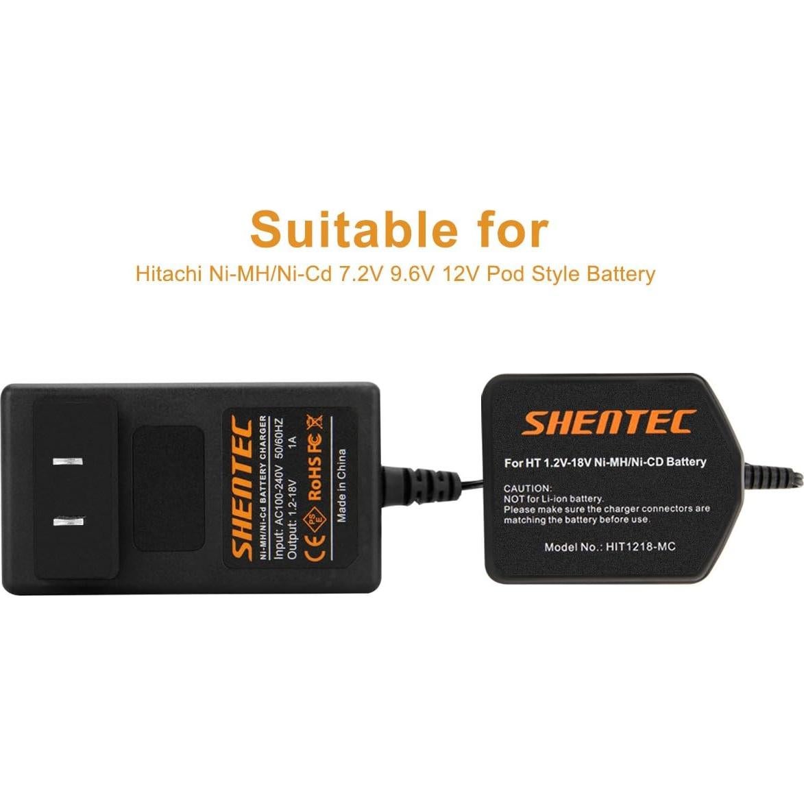 Batería Ni-MH Shentec 3.0Ah 18V Compatible con Hitachi
