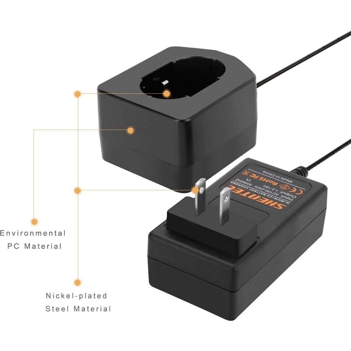 Batería Ni-MH Shentec 3.0Ah 18V Compatible con Hitachi