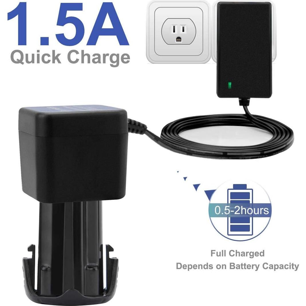 Batería Recargable Li-ion Exmate 3.6V 3000mAh 2 Pzas + Cargador