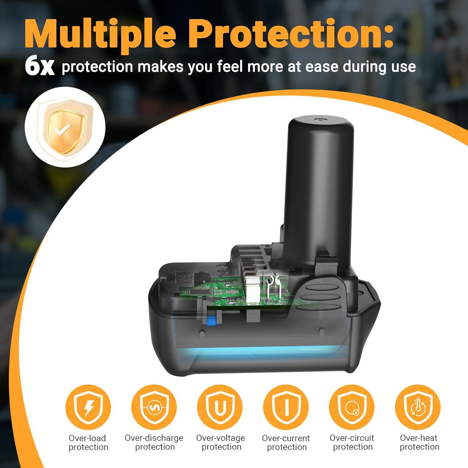 Batería de Reemplazo Li-ion Shentec 10.8V-12V 4000mAh