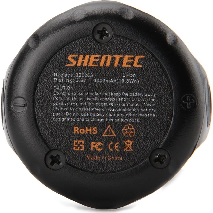Batería de Reemplazo Shentec 3000mAh 3.6V Litio-Ion Hitachi