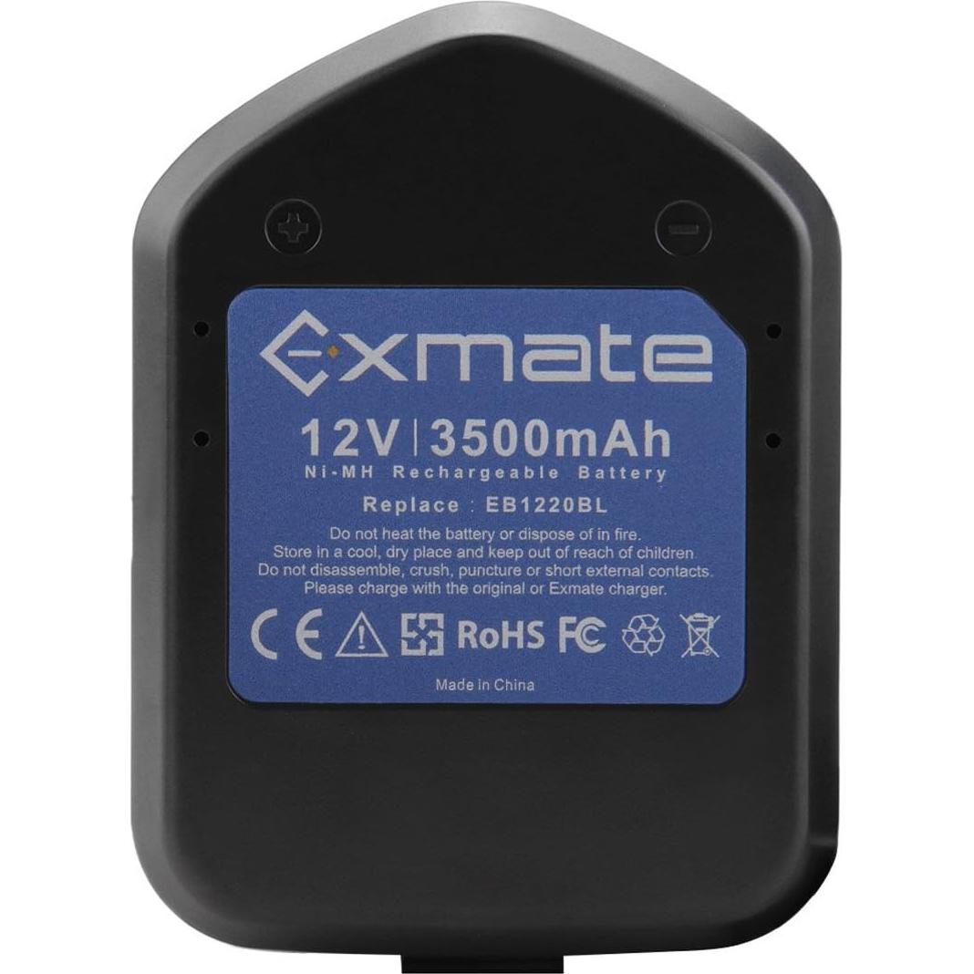 Batería Exmate 3500mAh 12V Ni-MH Compatible Hitachi