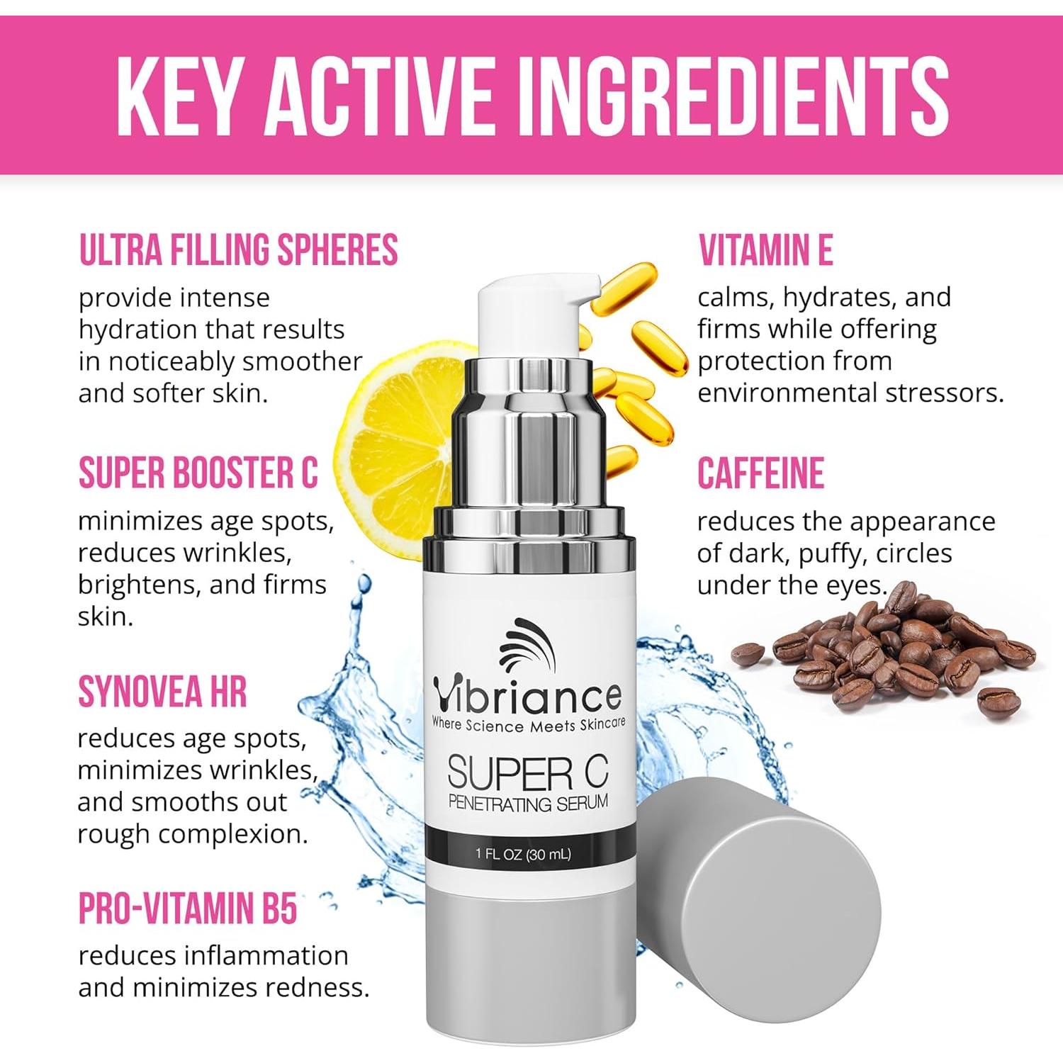 Suero Facial Vibriance Super C 30ml Anti-Envejecimiento