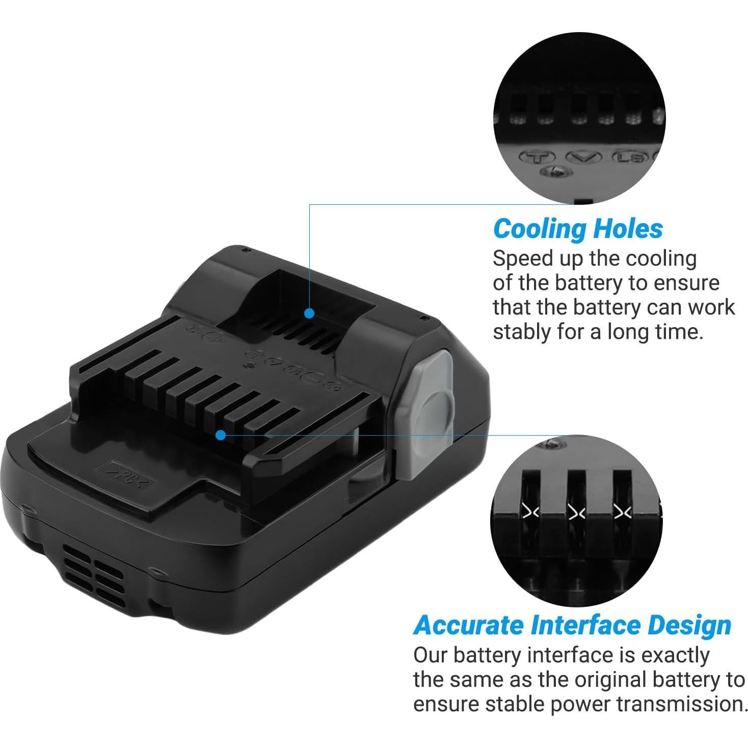 Batería de 5500mAh 18V Burgarden Compatible con Hitachi