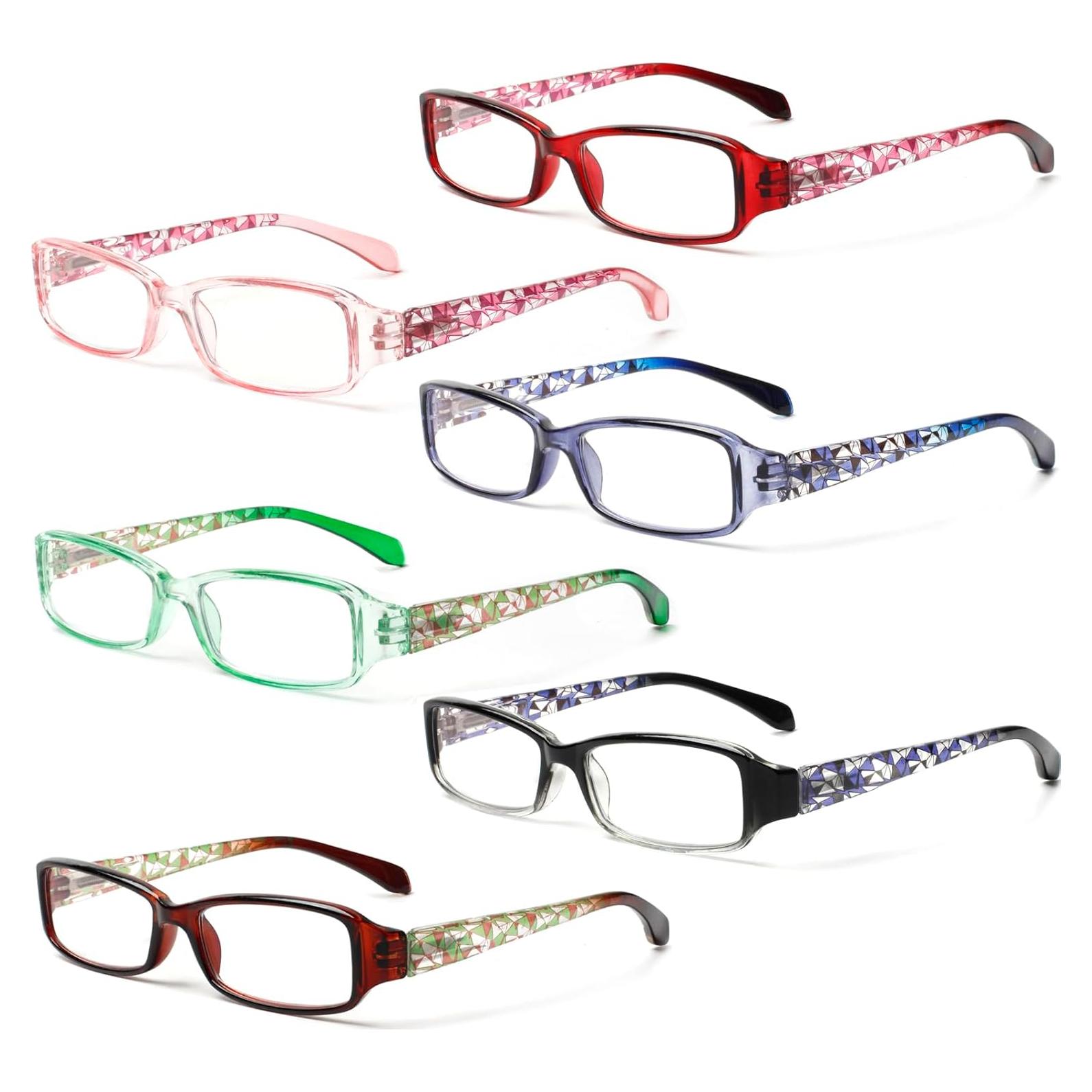 Gafas de lectura Henotin 6 pares bloqueo luz azul 2.75x