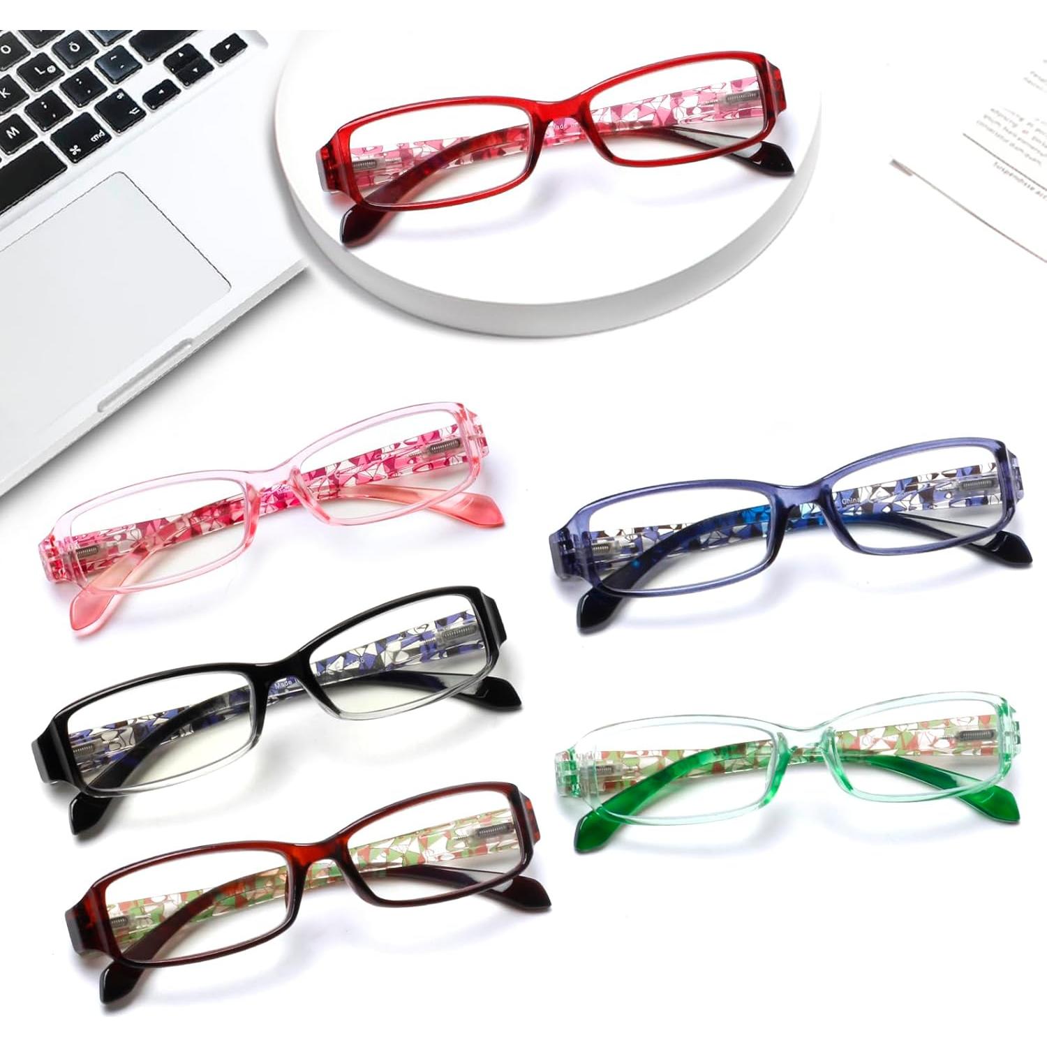 Gafas de lectura Henotin 6 pares bloqueo luz azul 2.75x