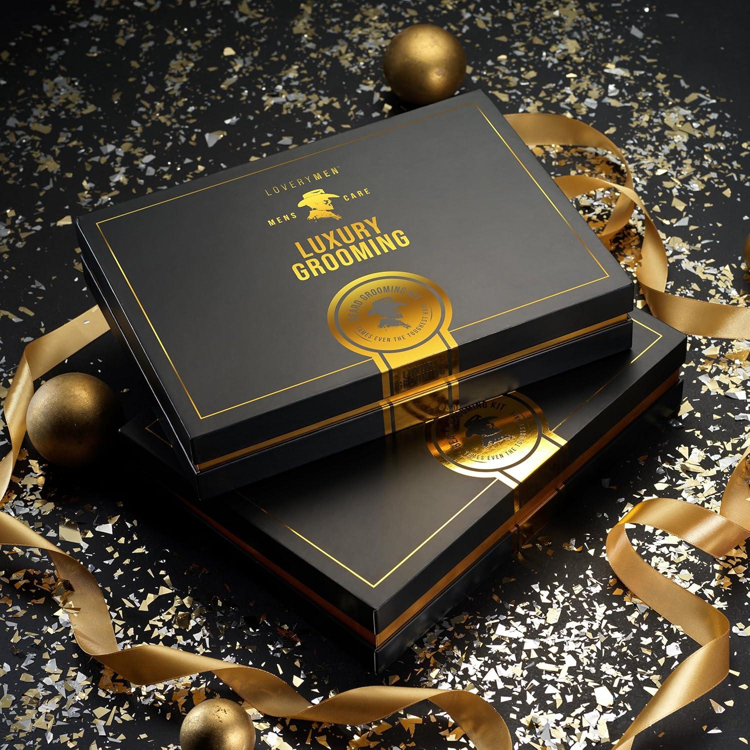 Kit de Cuidado de Barba Lovery 15 Piezas para Hombres