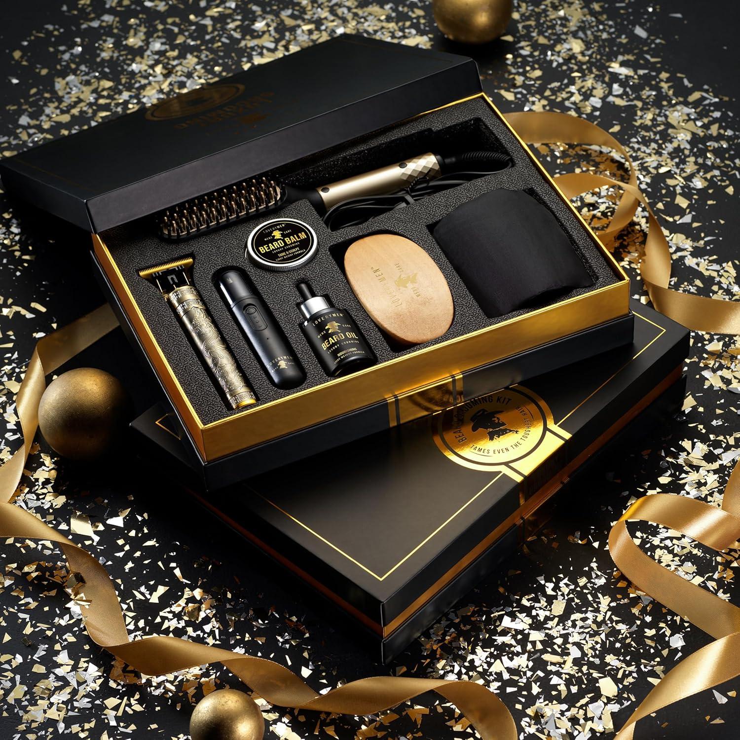 Kit de Cuidado de Barba Lovery 15 Piezas para Hombres