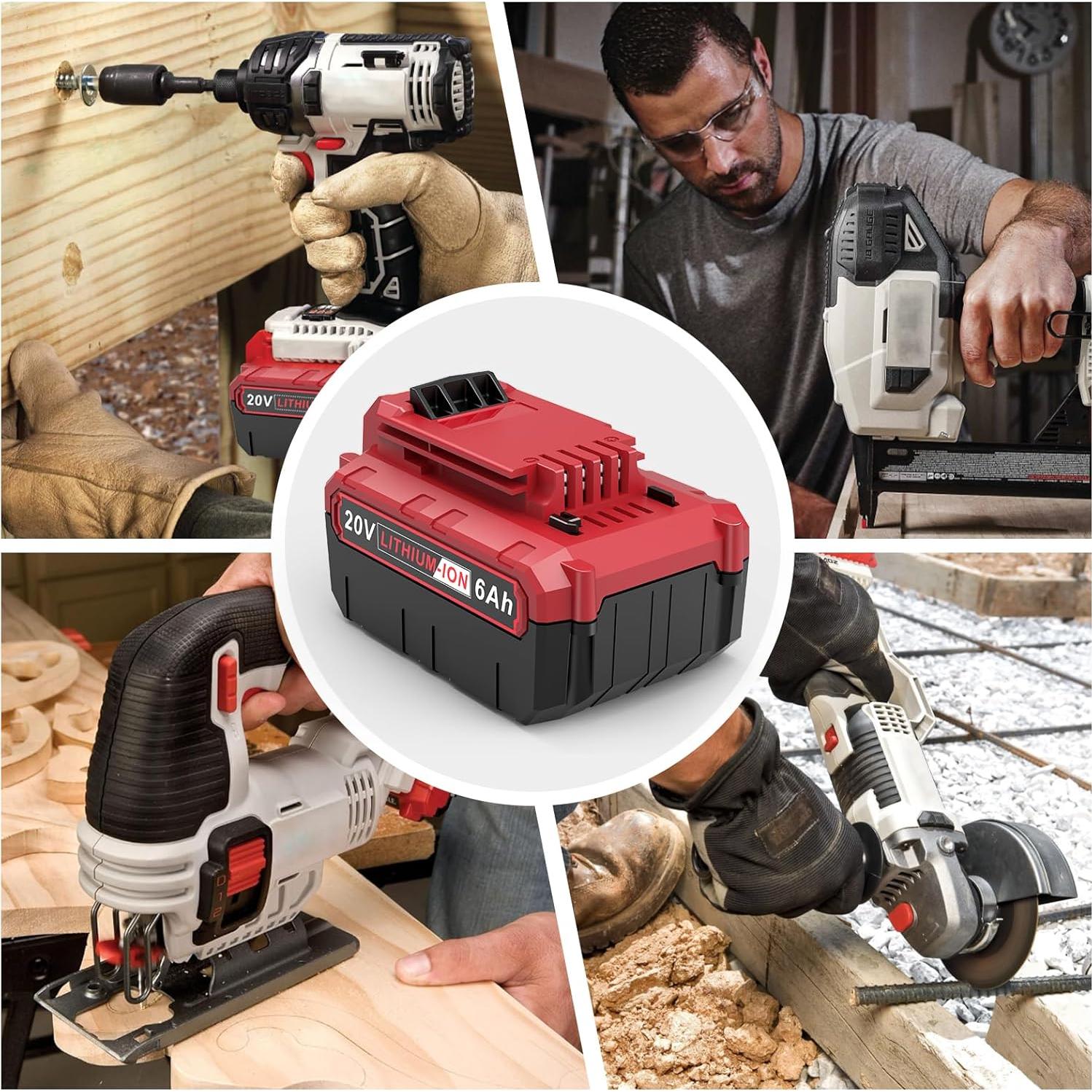 Batería de Litio 20V 6000mAh Reemplazo Porter Cable PCC685L