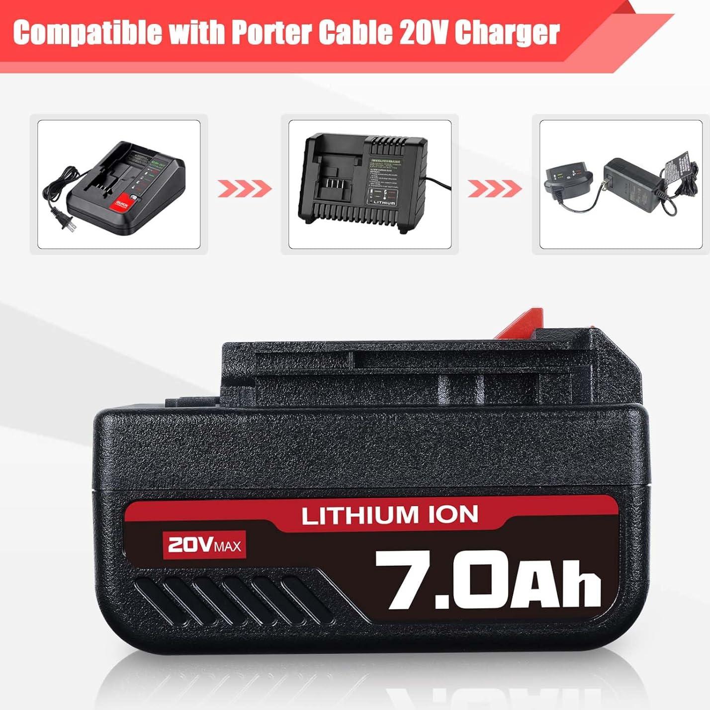 Batería de Litio 20V 7.0Ah VINIDA para Porter Cable PCC685L