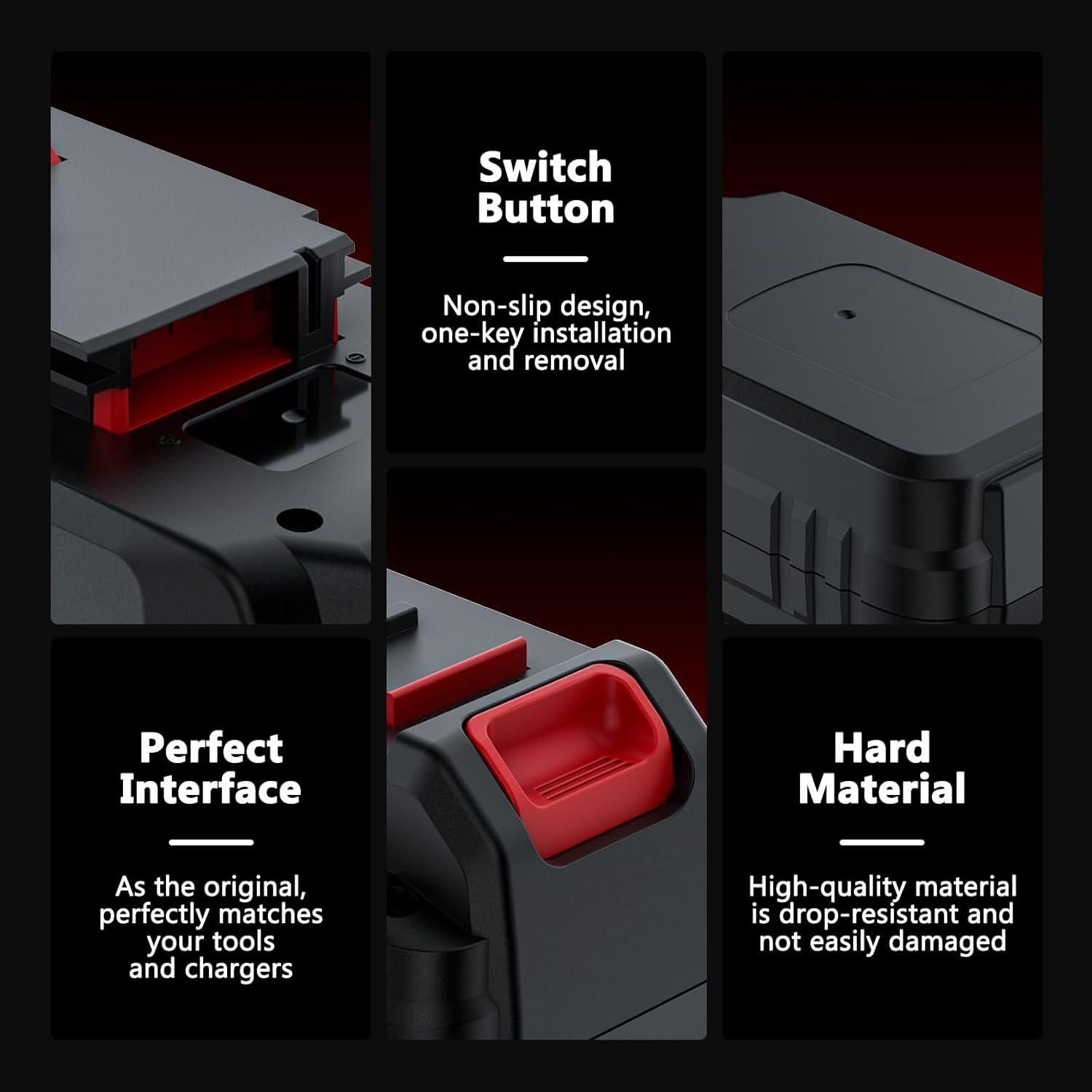 Batería Reemplazo Bonadget 5000mAh 18V para Porter Cable 2Pack