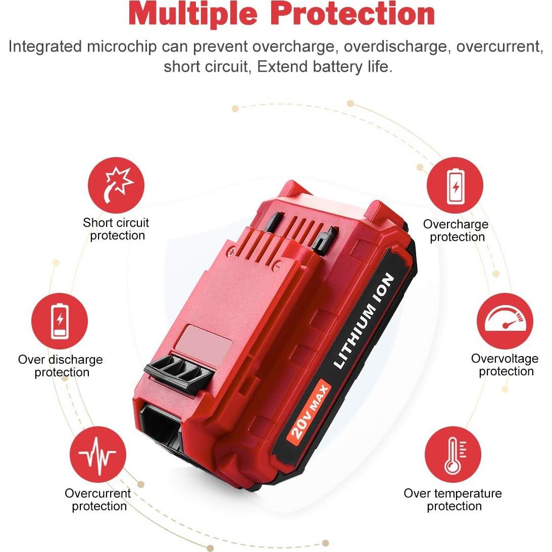 Kit 2 Baterías 3.5Ah y Cargador Porter Cable 20V ANTRobut